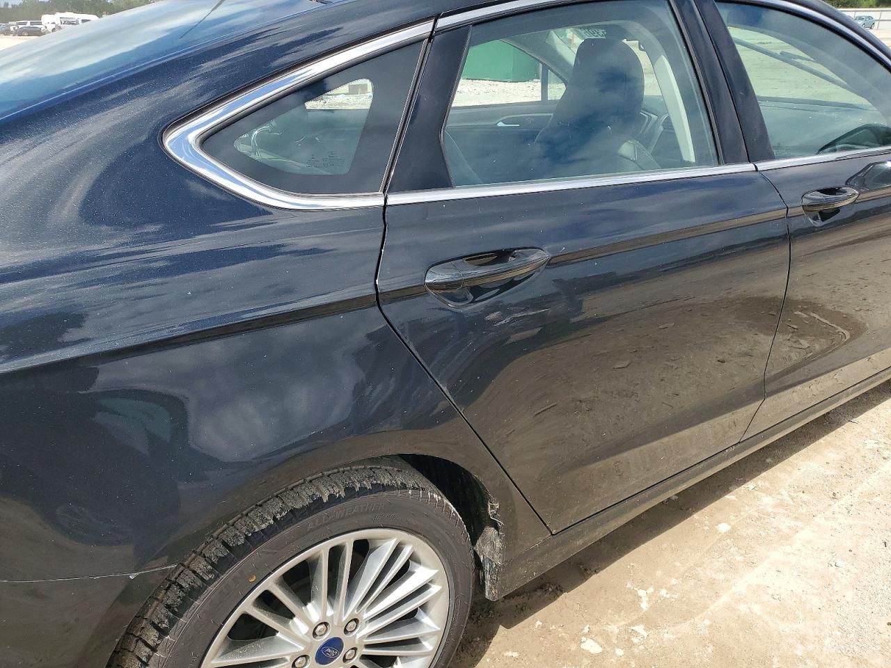 2015 Ford Fusion Se Black vin: 3FA6P0HD1FR277736