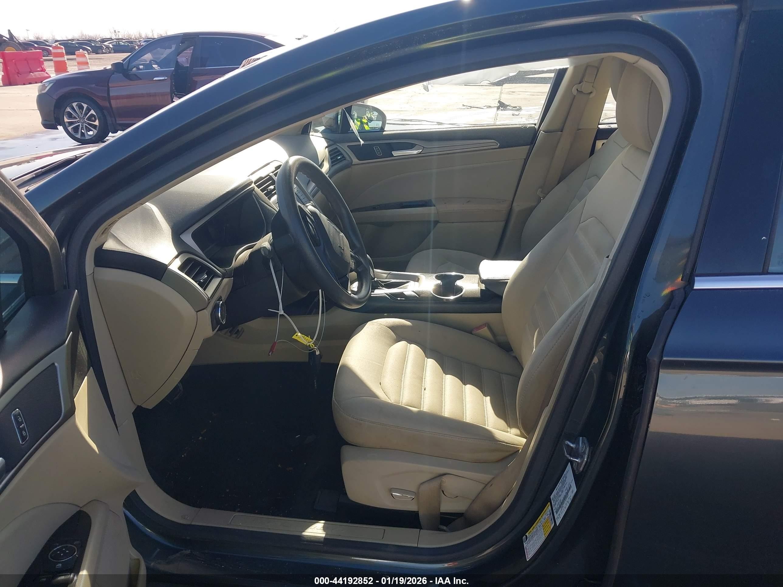 2015 Ford Fusion Se Gray vin: 3FA6P0HD1FR309603