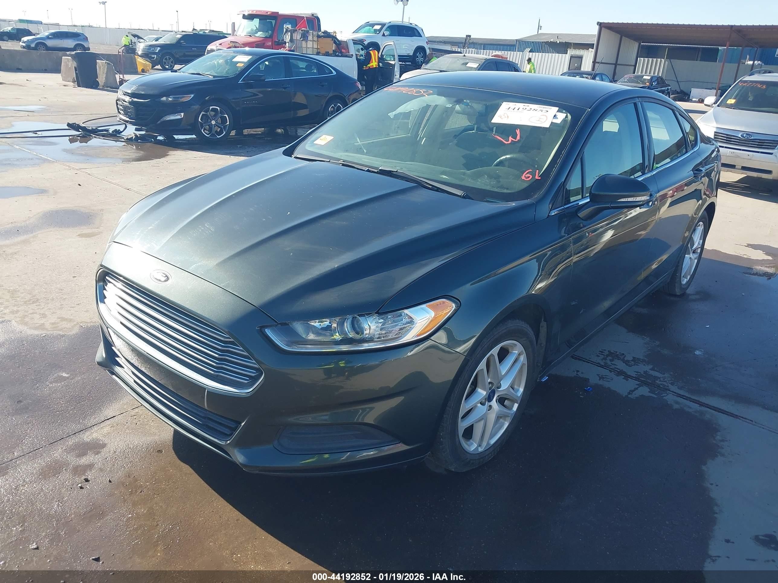 2015 Ford Fusion Se Gray vin: 3FA6P0HD1FR309603