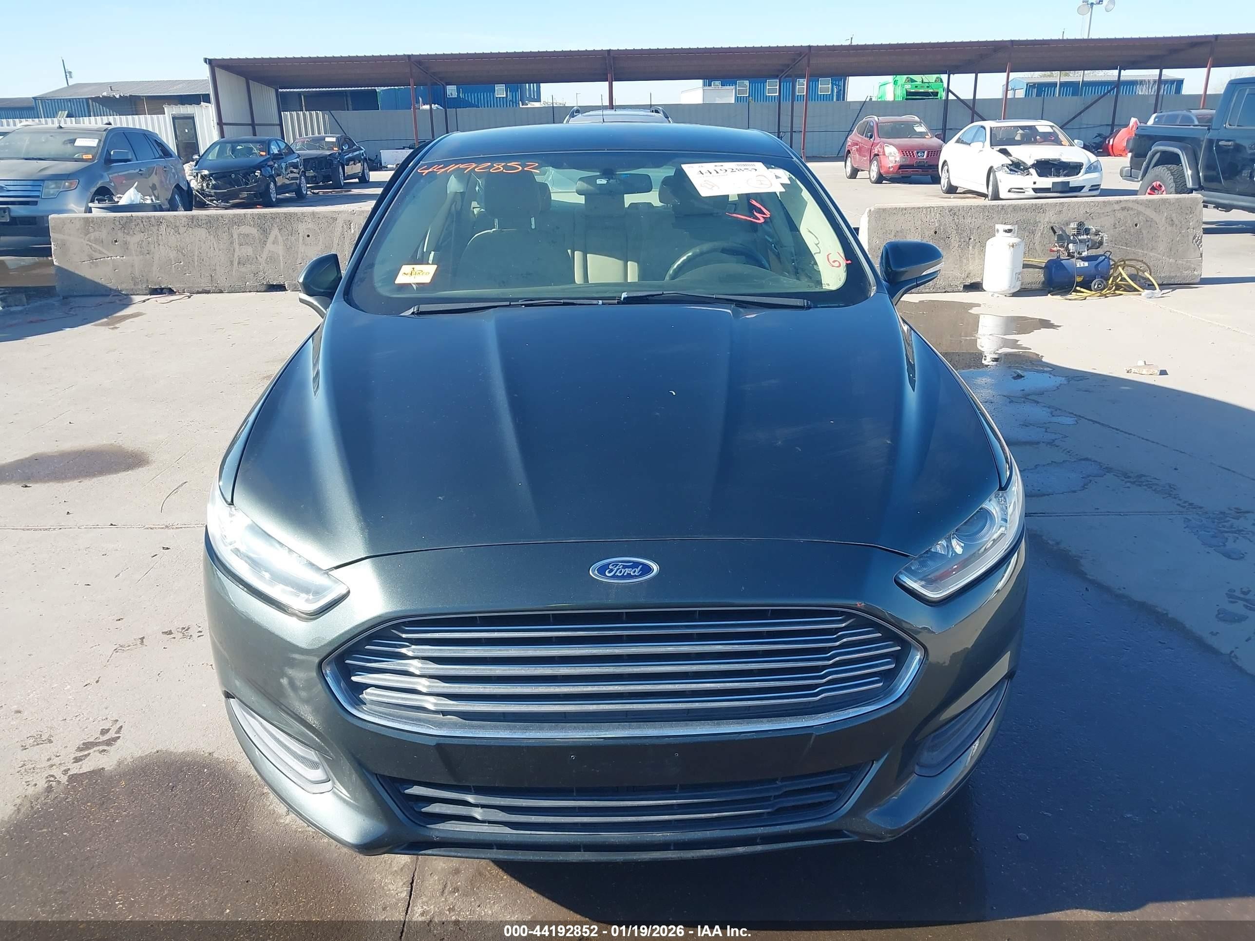 2015 Ford Fusion Se Gray vin: 3FA6P0HD1FR309603