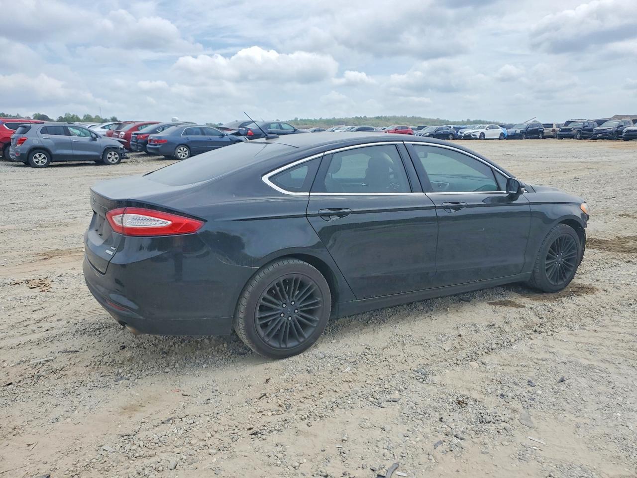 2016 Ford Fusion Se Black vin: 3FA6P0HD1GR402445