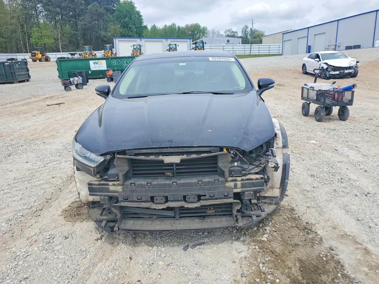 2016 Ford Fusion Se Black vin: 3FA6P0HD1GR402445
