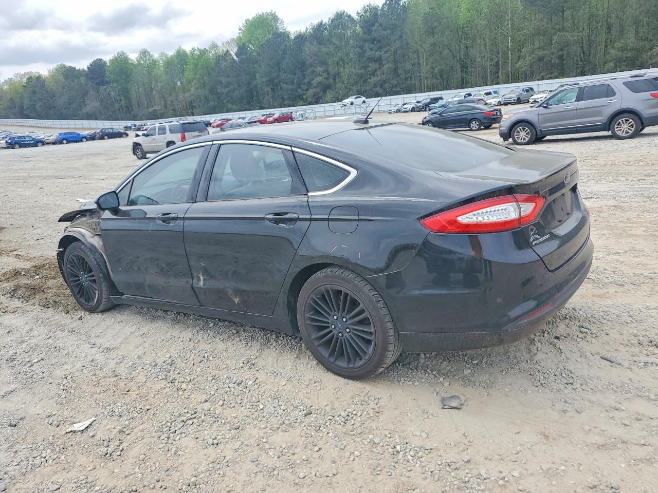 2016 Ford Fusion Se Black vin: 3FA6P0HD1GR402445