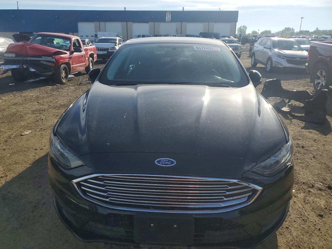 2017 Ford Fusion Se Black vin: 3FA6P0HD1HR255576