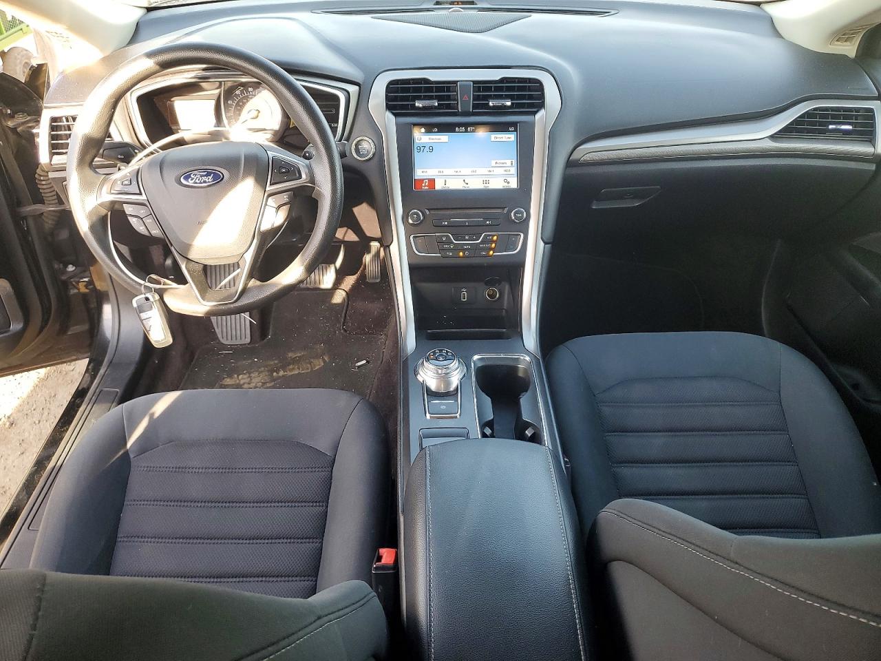 2017 Ford Fusion Se Black vin: 3FA6P0HD1HR255576