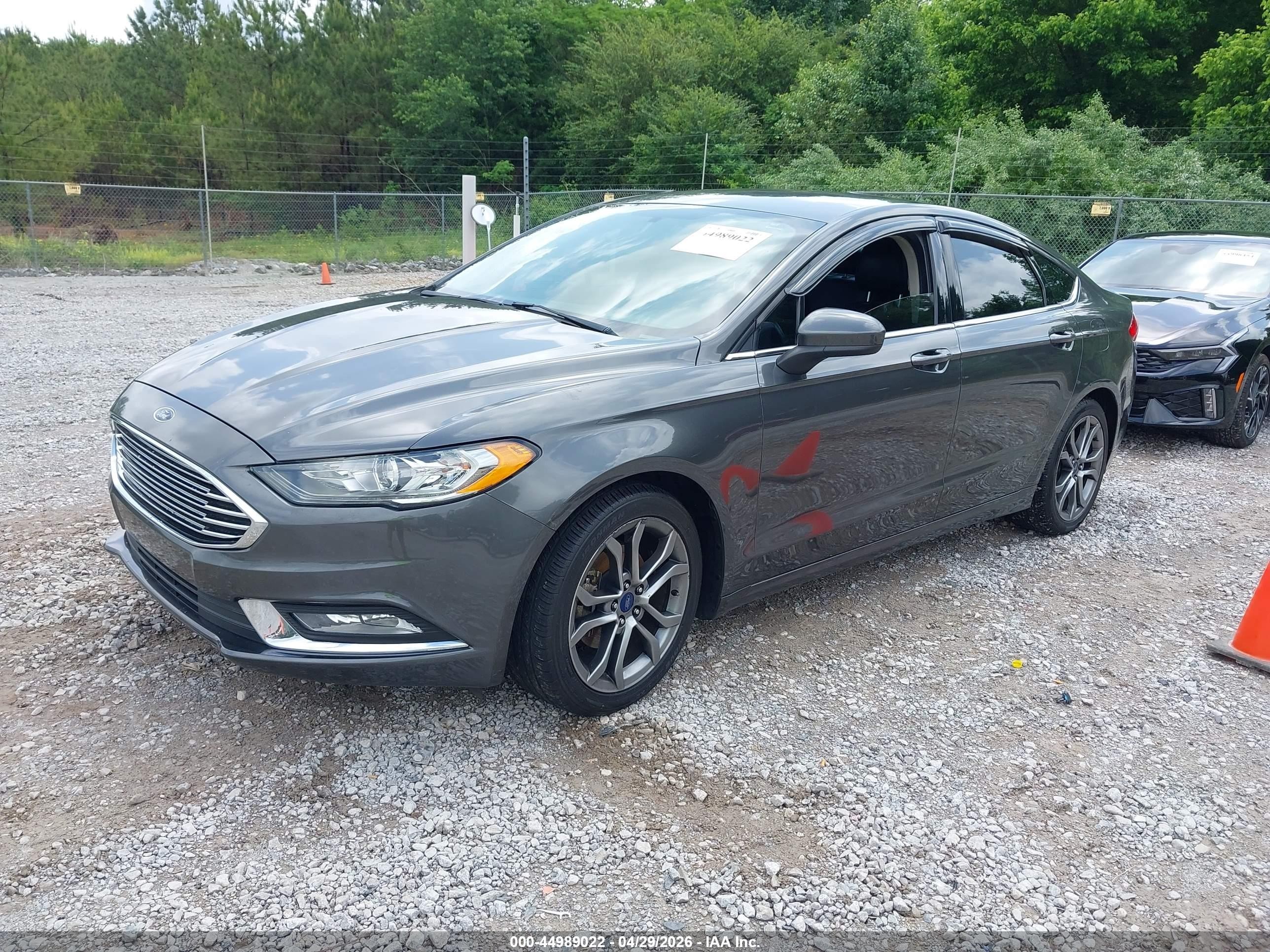 2017 Ford Fusion Se Black vin: 3FA6P0HD1HR266531
