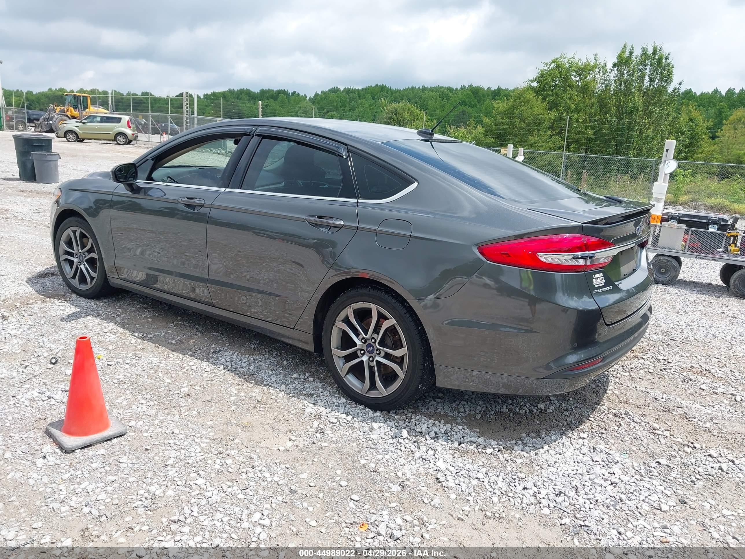 2017 Ford Fusion Se Black vin: 3FA6P0HD1HR266531