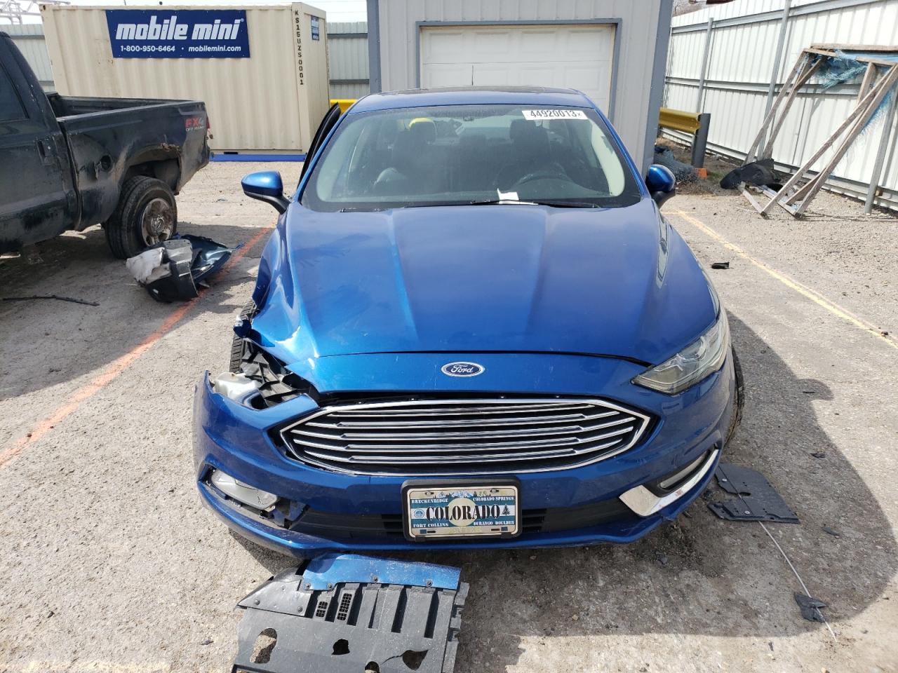 2017 Ford Fusion Se Blue vin: 3FA6P0HD1HR338263