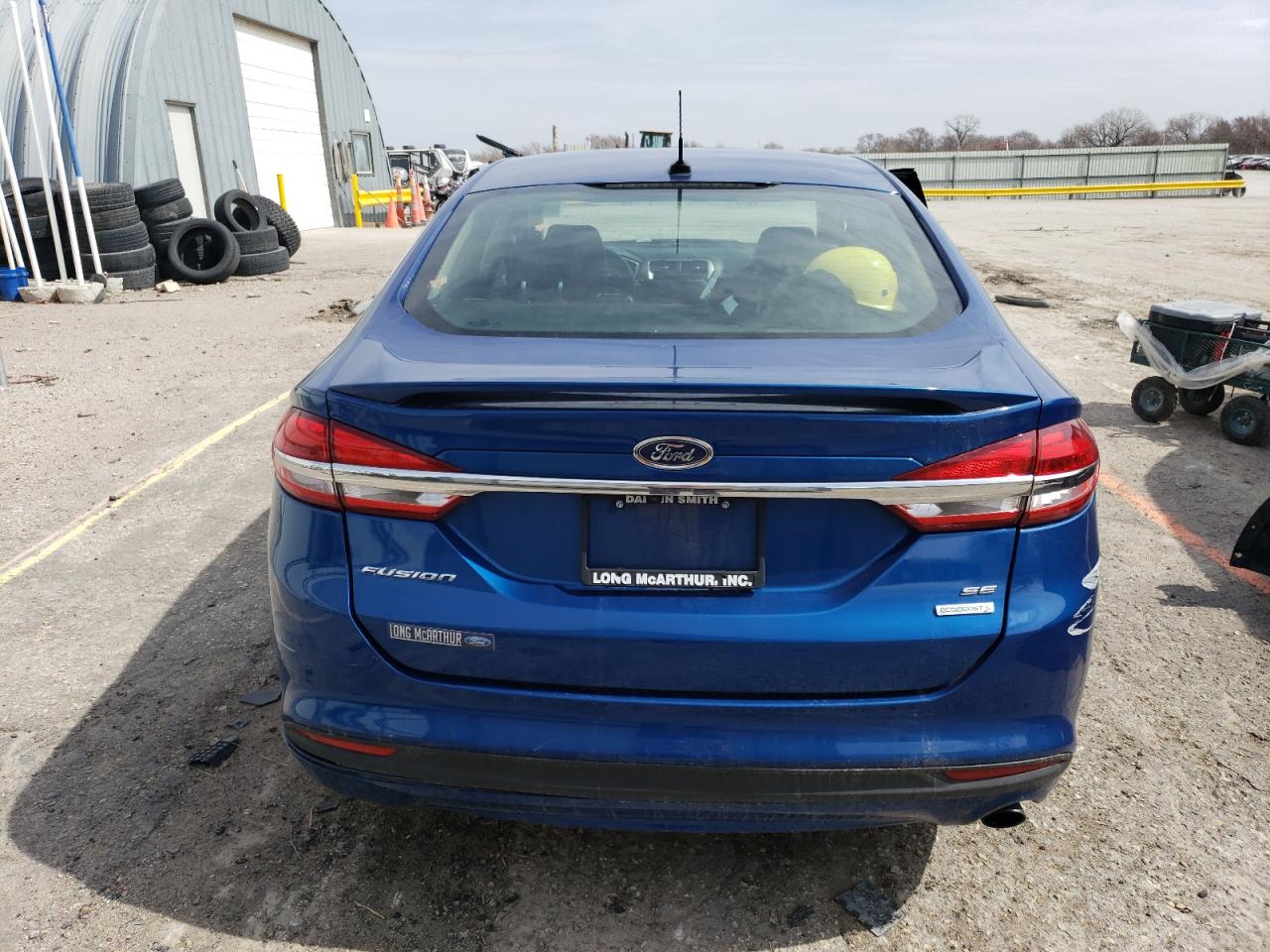 2017 Ford Fusion Se Blue vin: 3FA6P0HD1HR338263