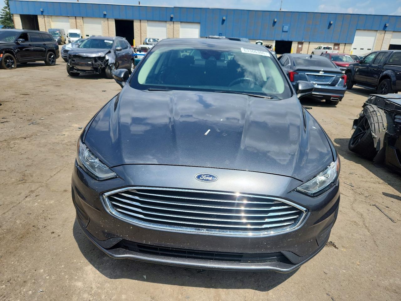 2020 Ford Fusion Se Gray vin: 3FA6P0HD1LR167586