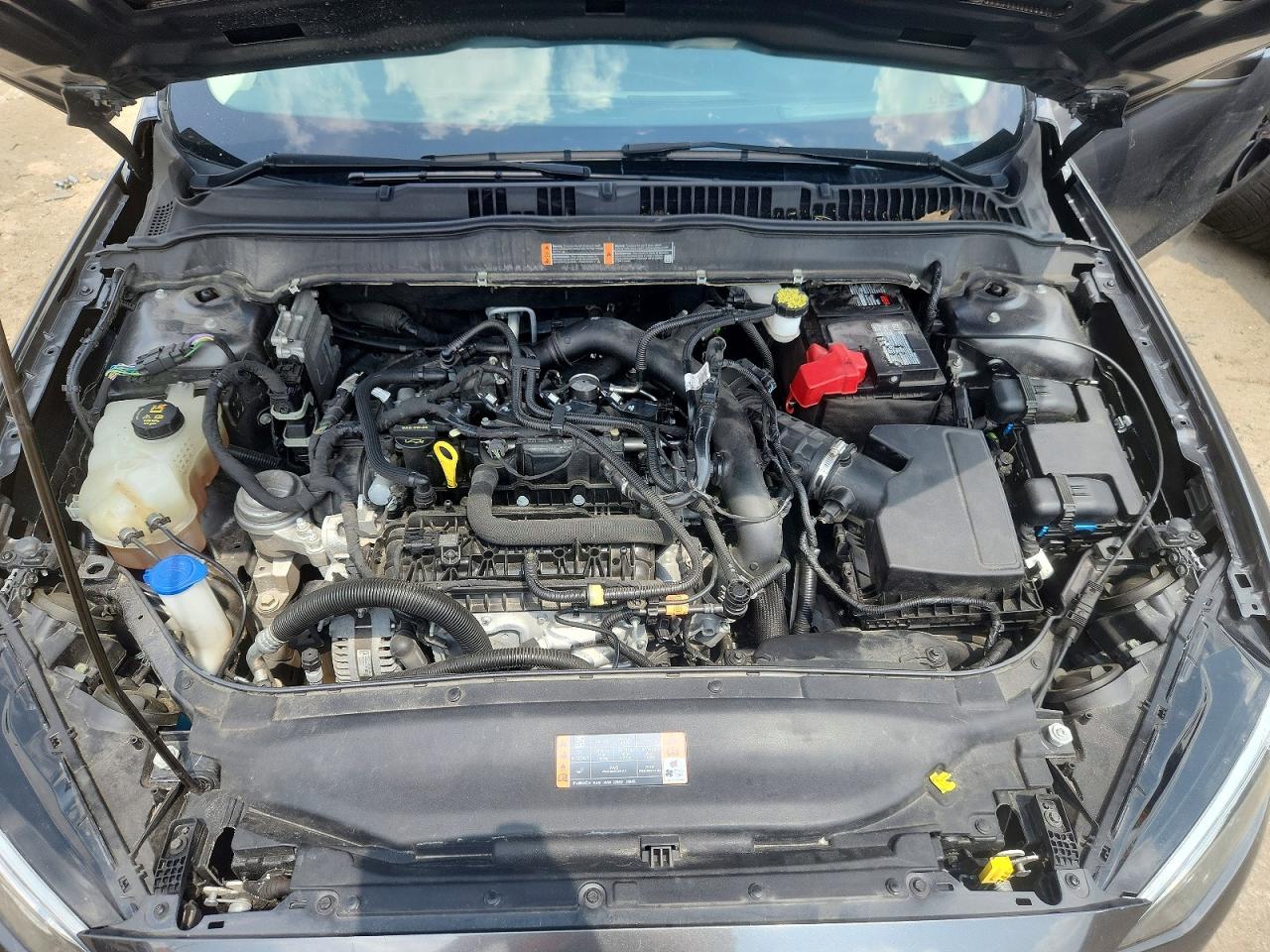 2020 Ford Fusion Se Gray vin: 3FA6P0HD1LR167586