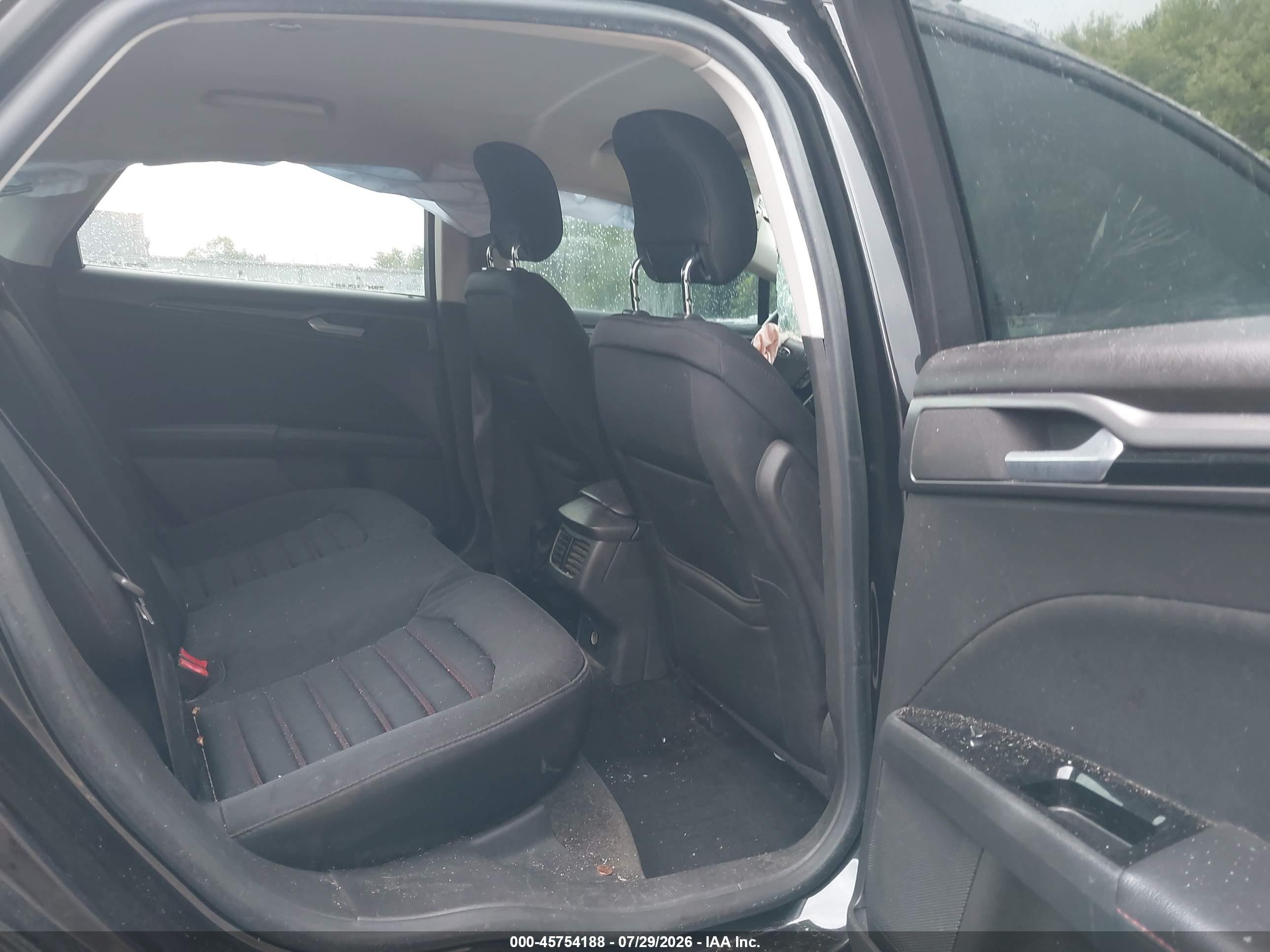 2014 Ford Fusion Se Black vin: 3FA6P0HD2ER100949