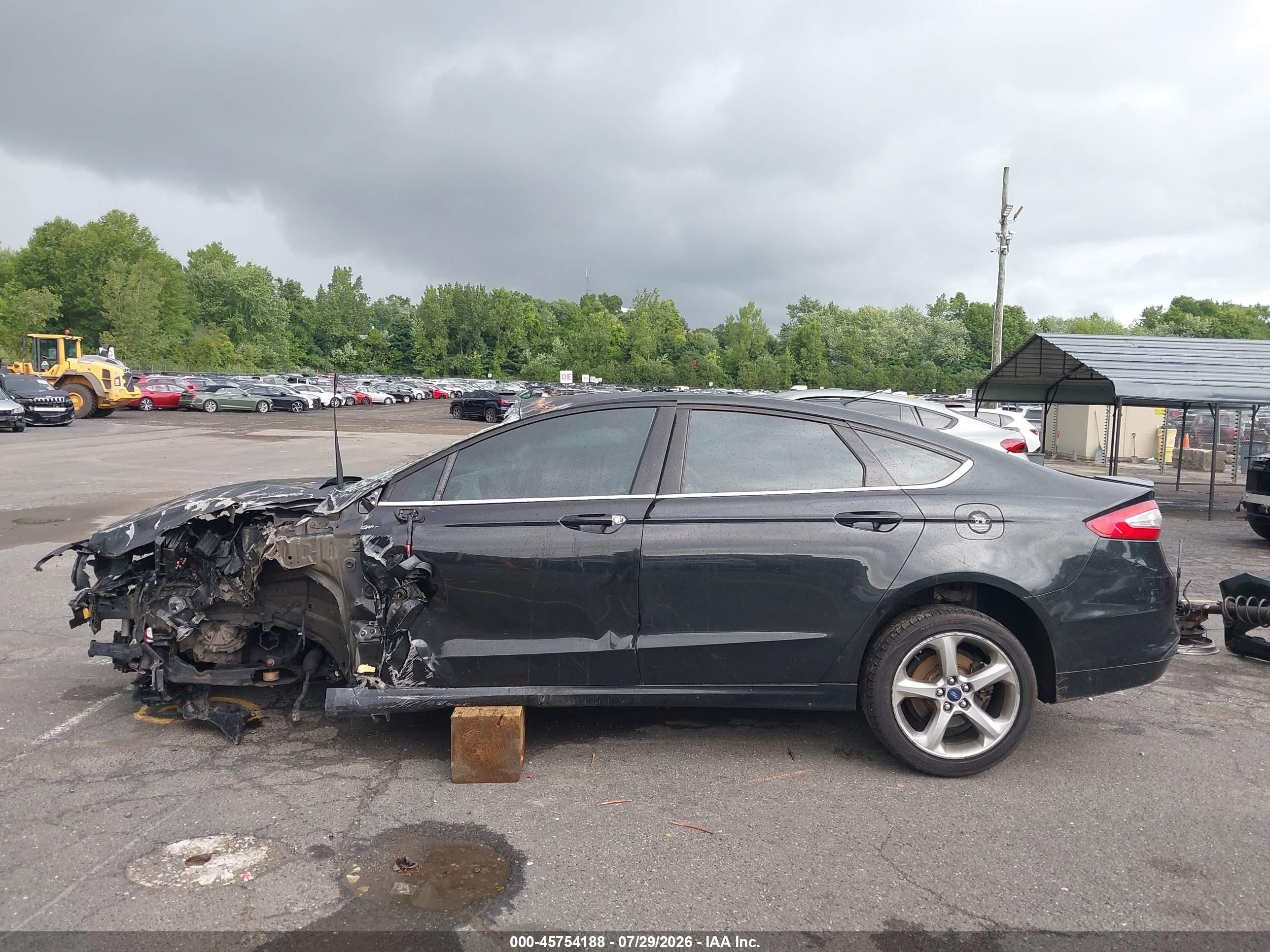 2014 Ford Fusion Se Black vin: 3FA6P0HD2ER100949
