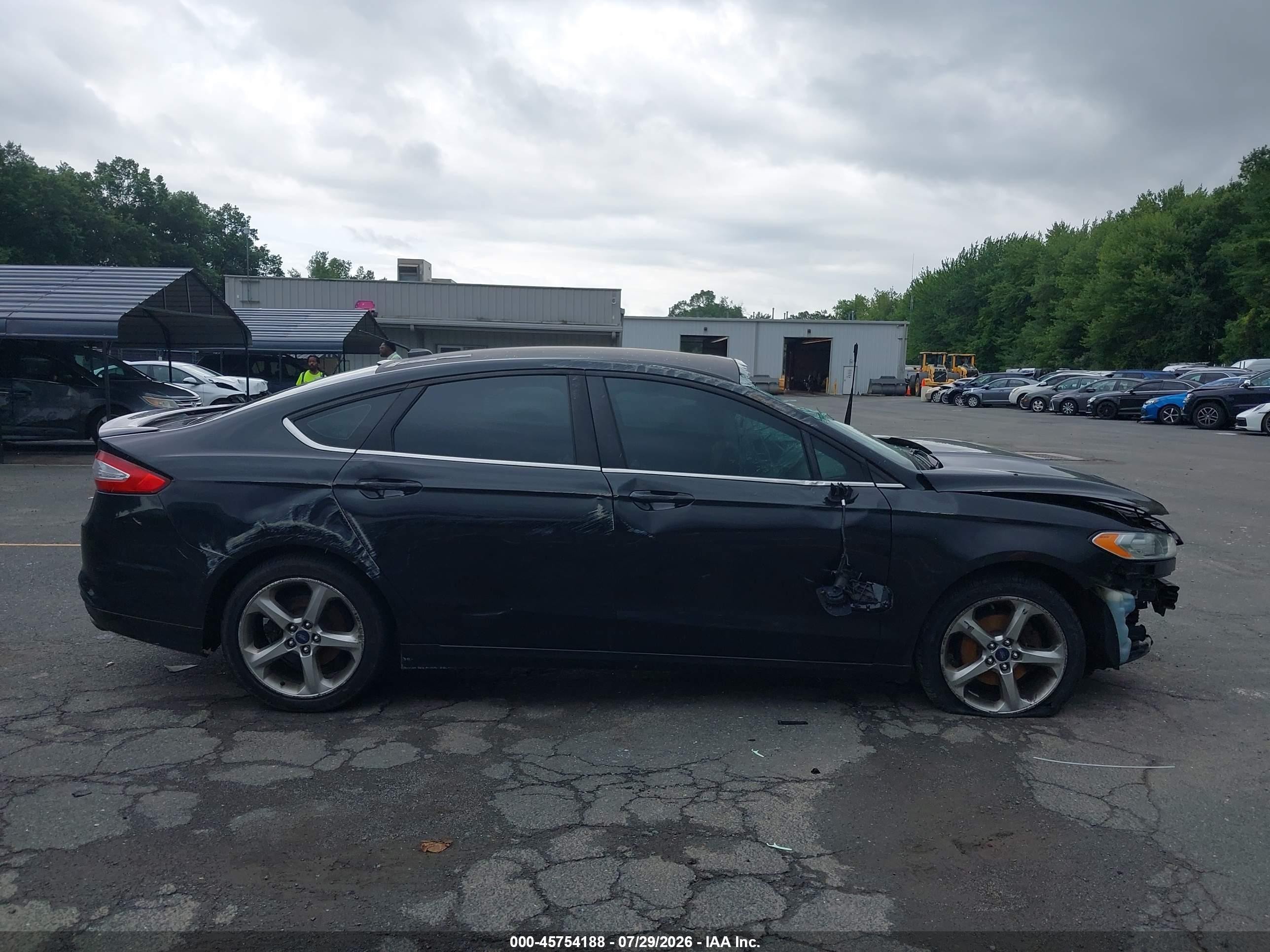 2014 Ford Fusion Se Black vin: 3FA6P0HD2ER100949