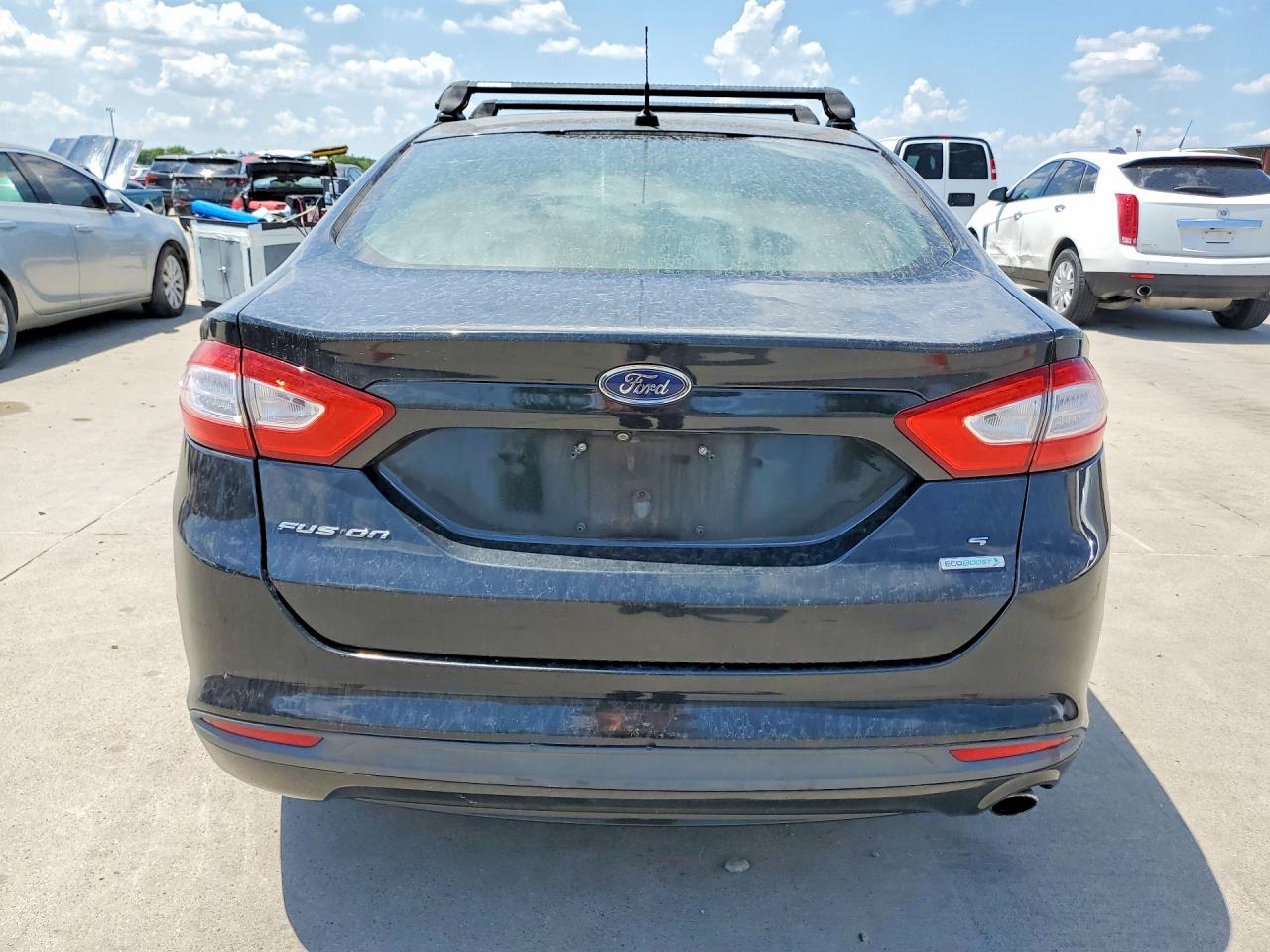 2014 Ford Fusion Se Black vin: 3FA6P0HD2ER102345