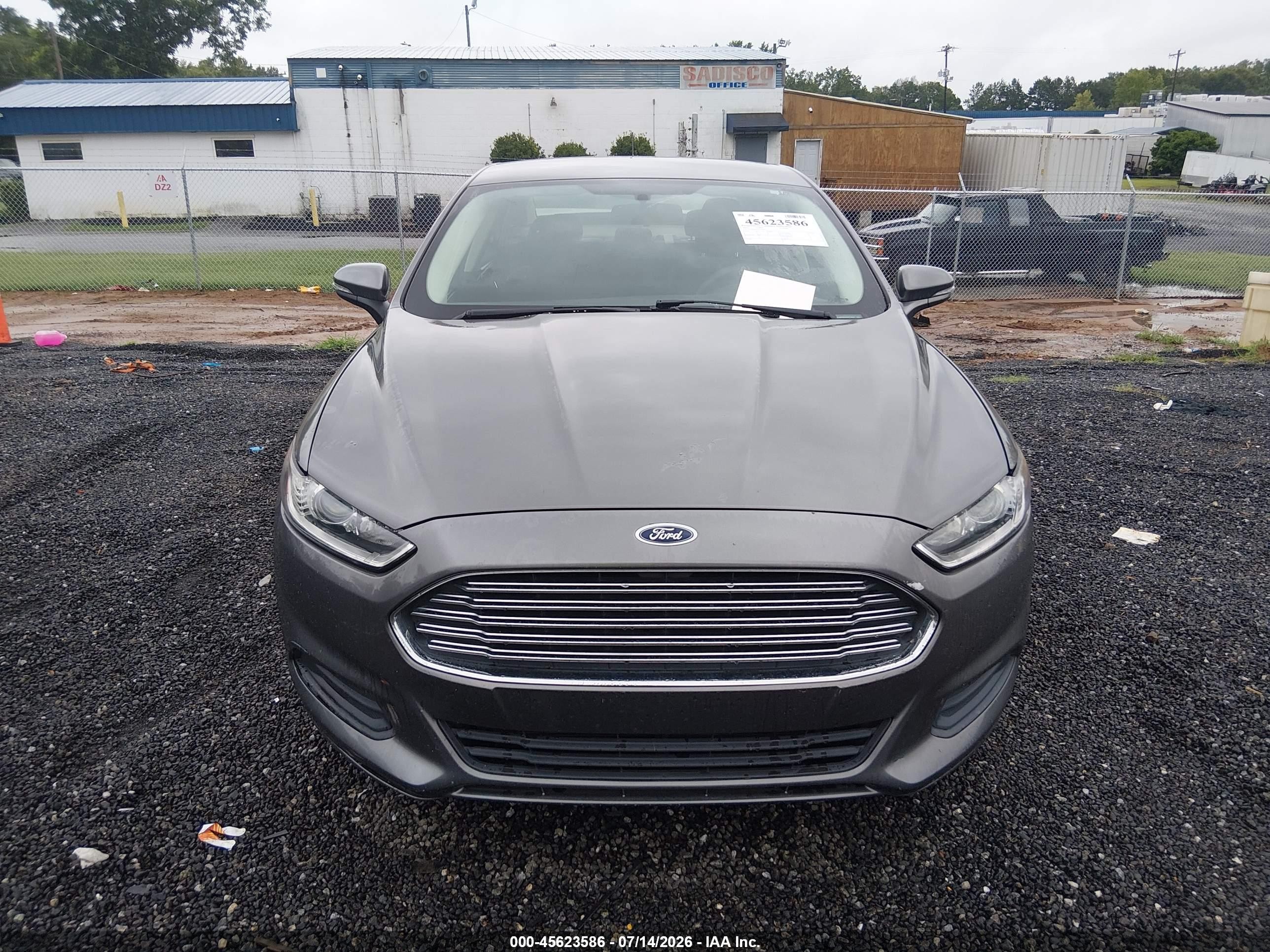 2014 Ford Fusion Se Gray vin: 3FA6P0HD2ER114852