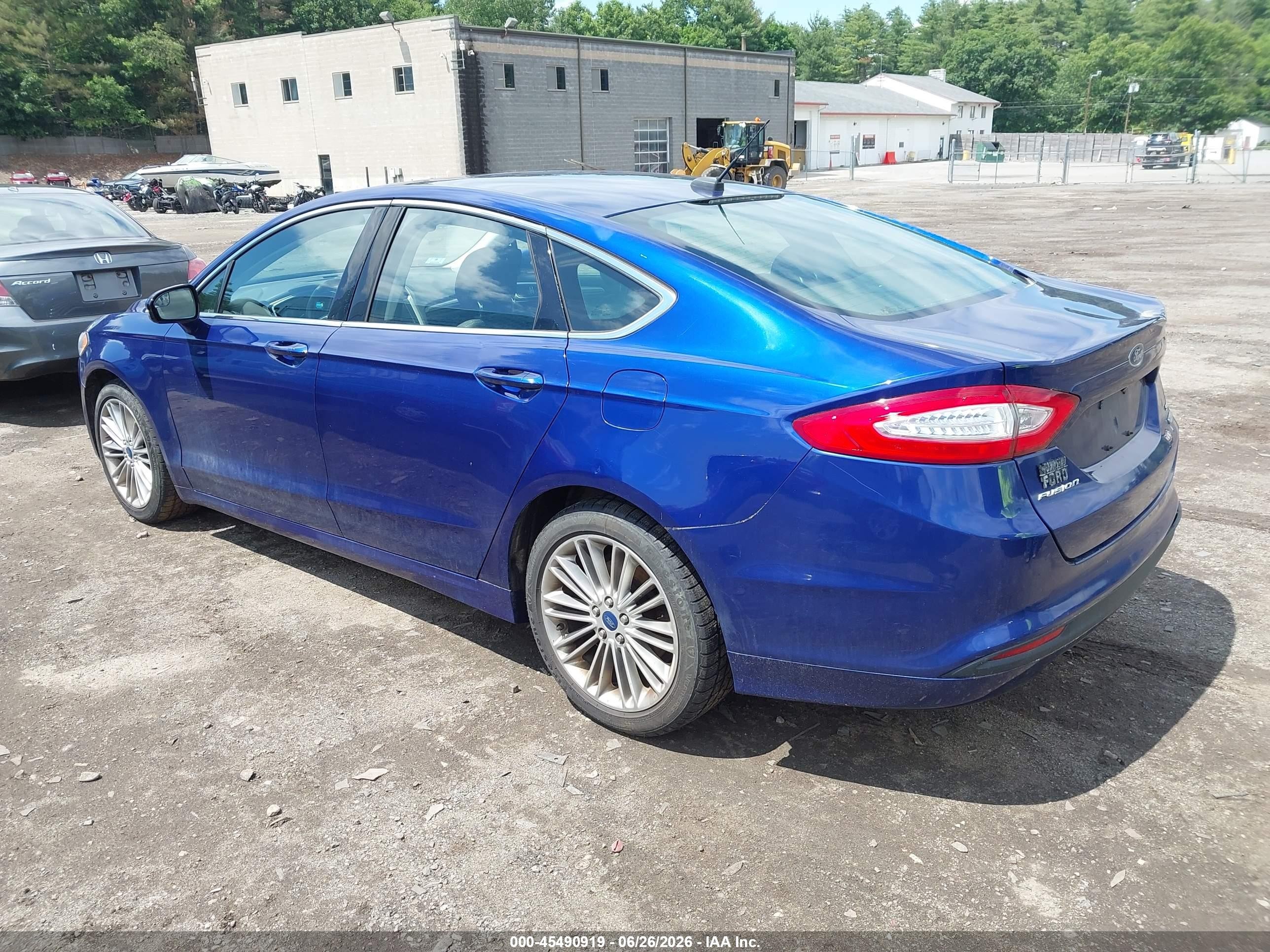 2014 Ford Fusion Se Blue vin: 3FA6P0HD2ER139573