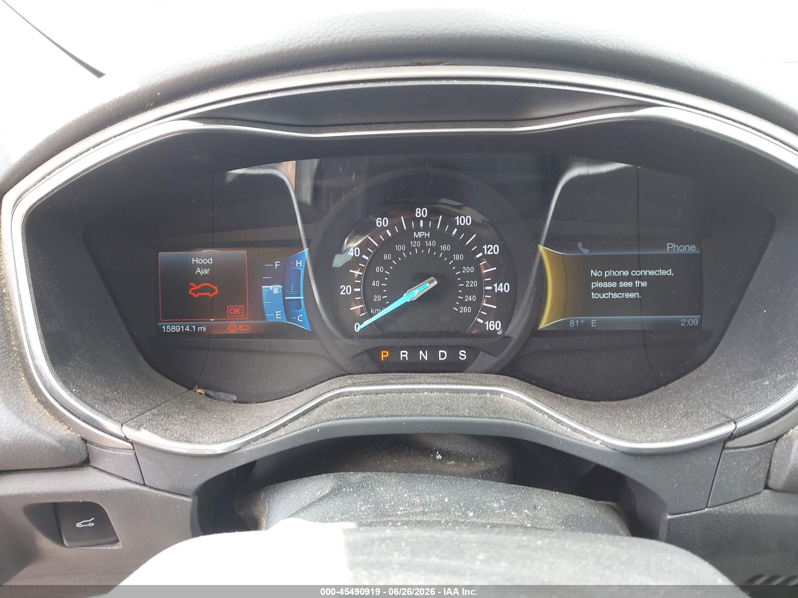 2014 Ford Fusion Se Blue vin: 3FA6P0HD2ER139573