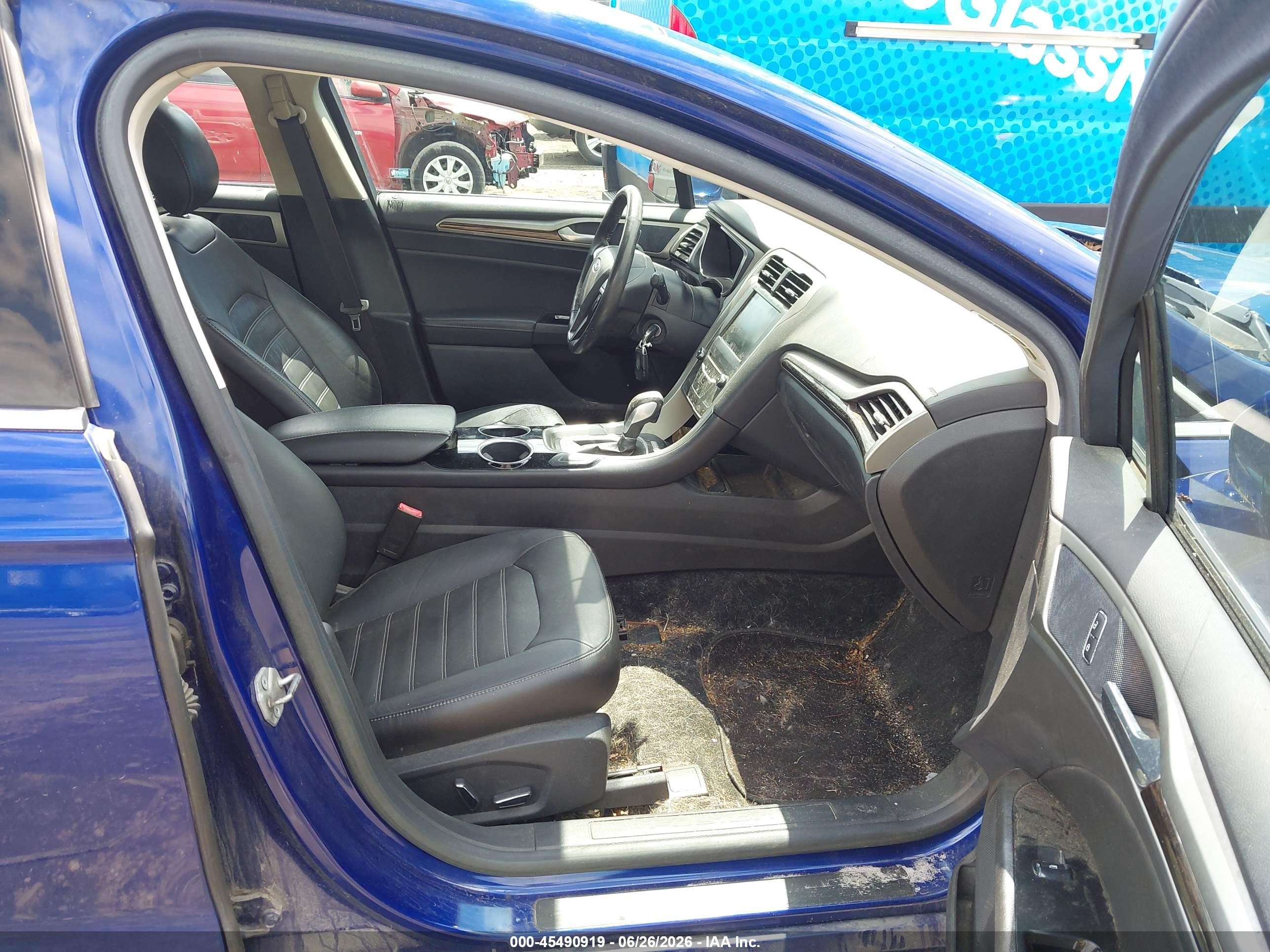 2014 Ford Fusion Se Blue vin: 3FA6P0HD2ER139573