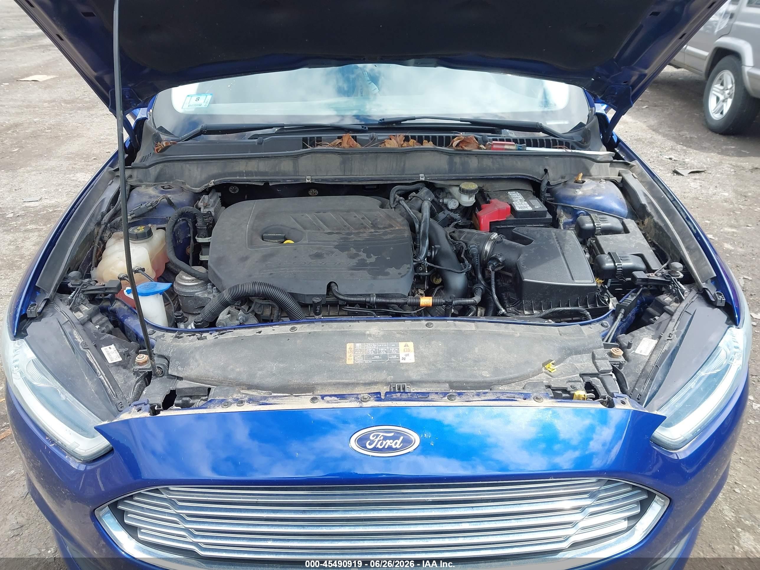 2014 Ford Fusion Se Blue vin: 3FA6P0HD2ER139573