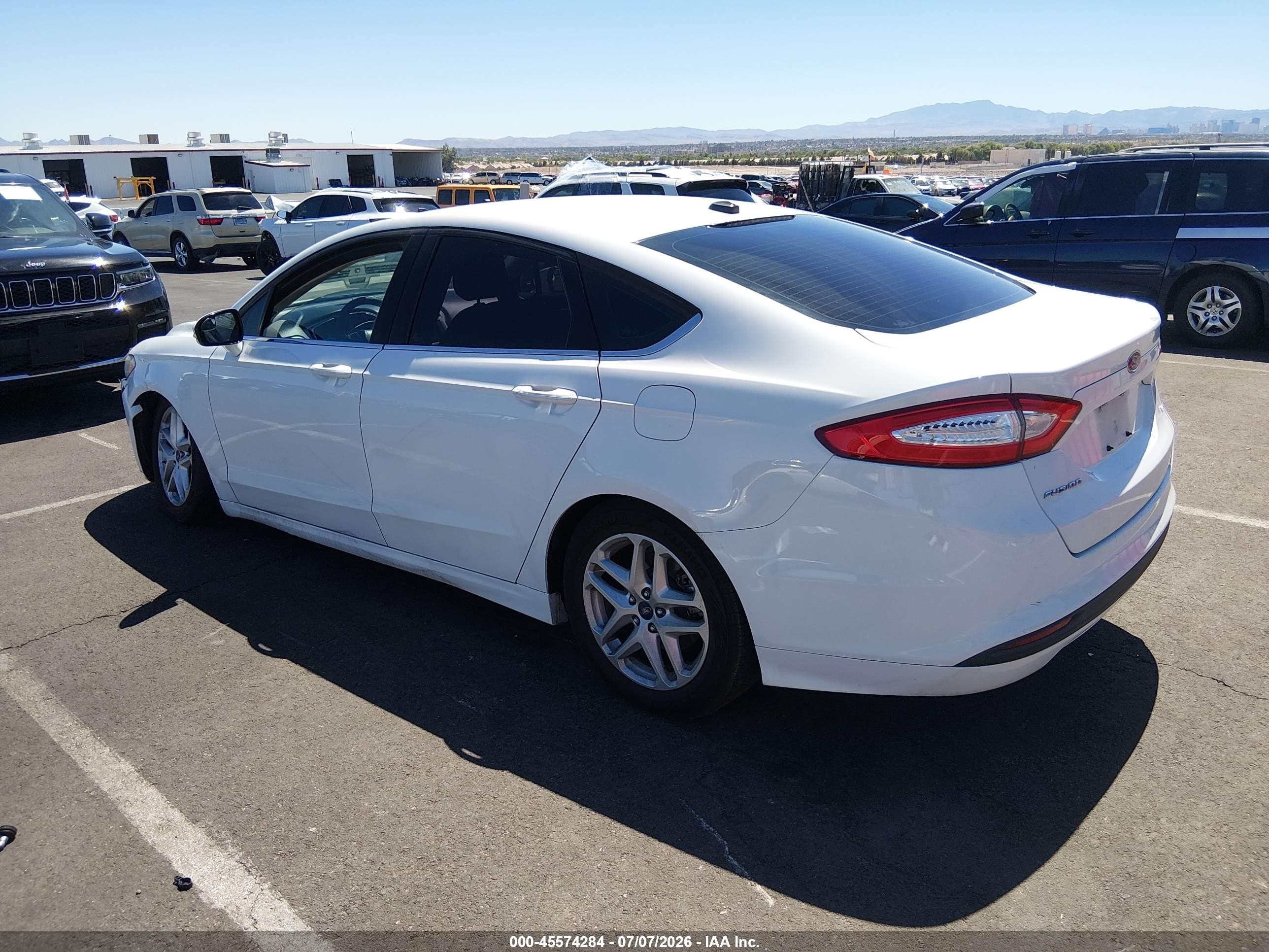 2014 Ford Fusion Se Белый vin: 3FA6P0HD2ER150637