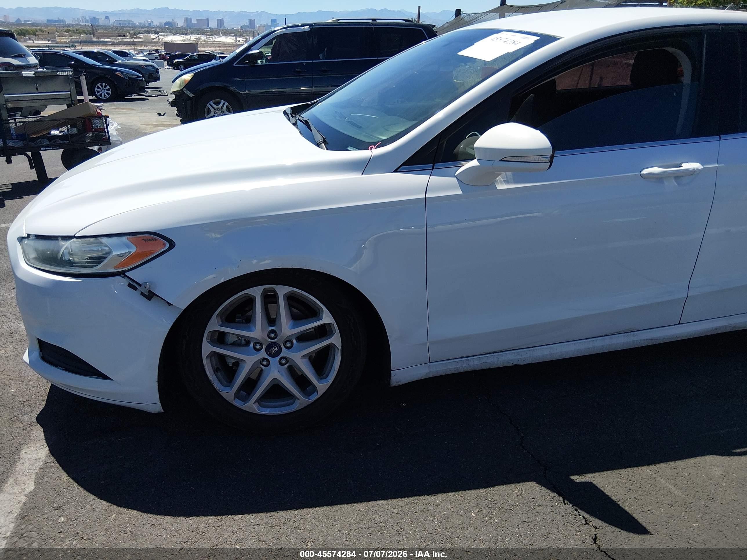2014 Ford Fusion Se Белый vin: 3FA6P0HD2ER150637