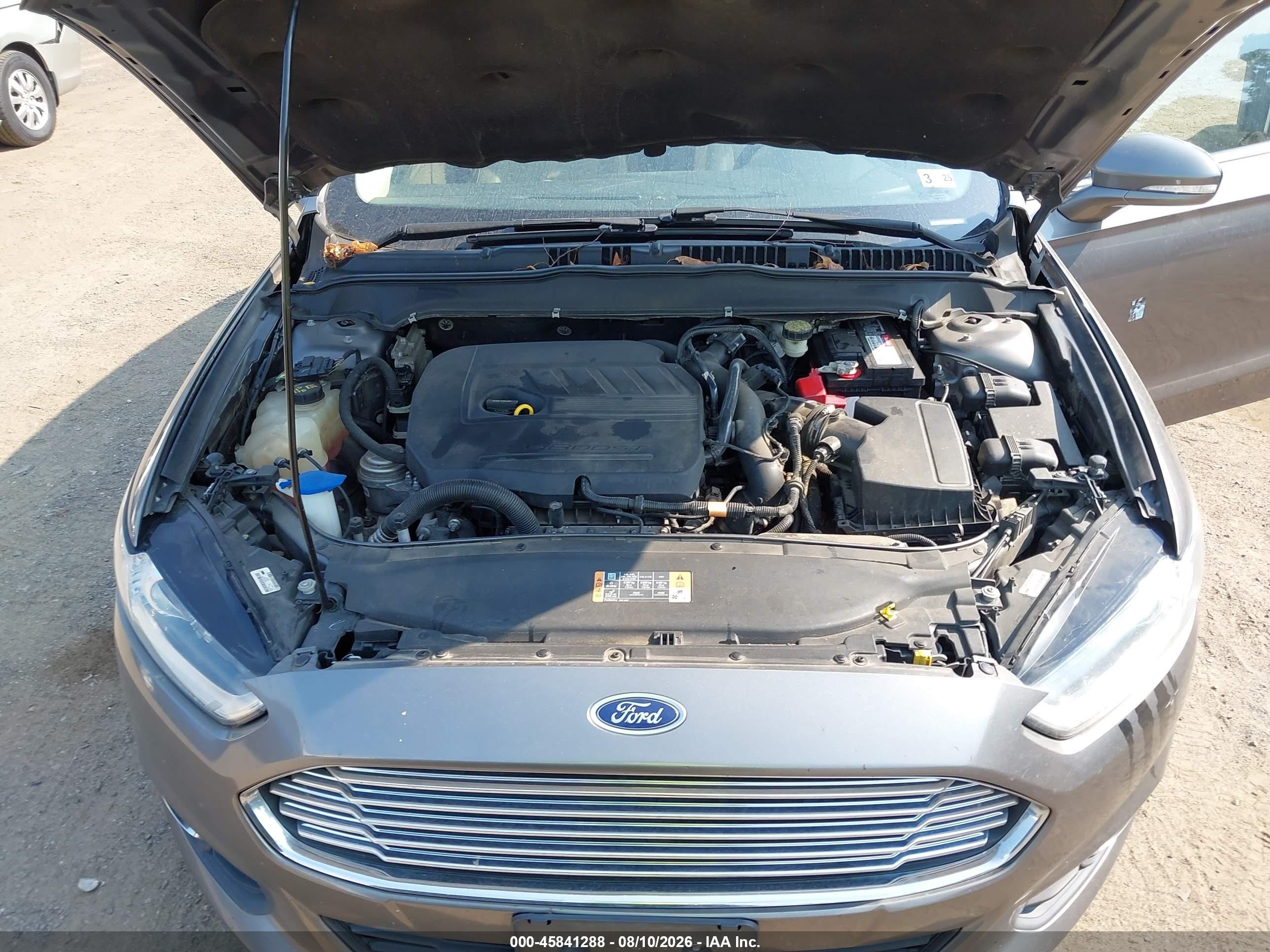2014 Ford Fusion Se Gray vin: 3FA6P0HD2ER167986