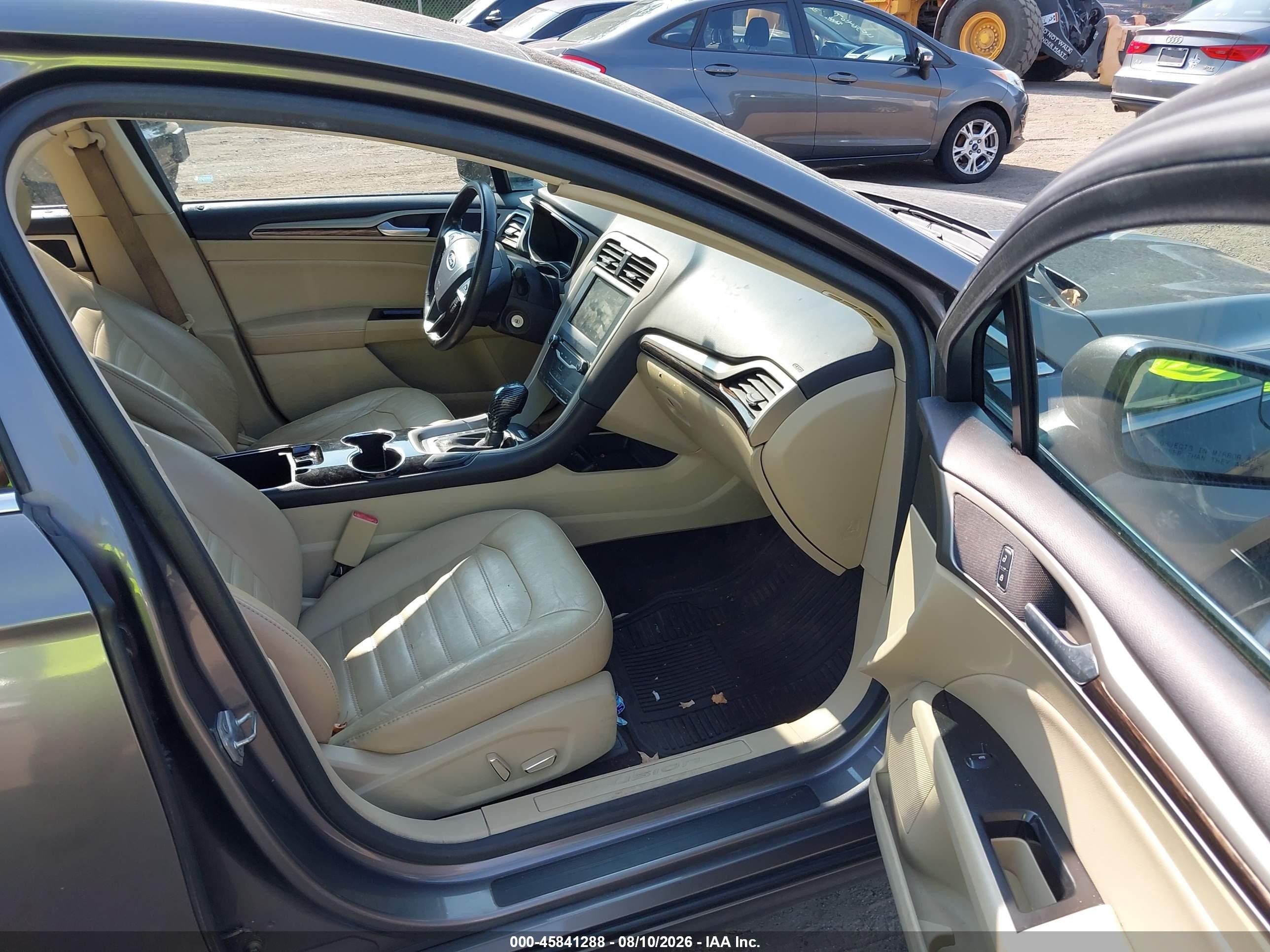 2014 Ford Fusion Se Gray vin: 3FA6P0HD2ER167986