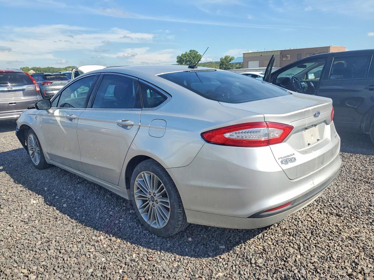 2014 Ford Fusion Se Silver vin: 3FA6P0HD2ER169558