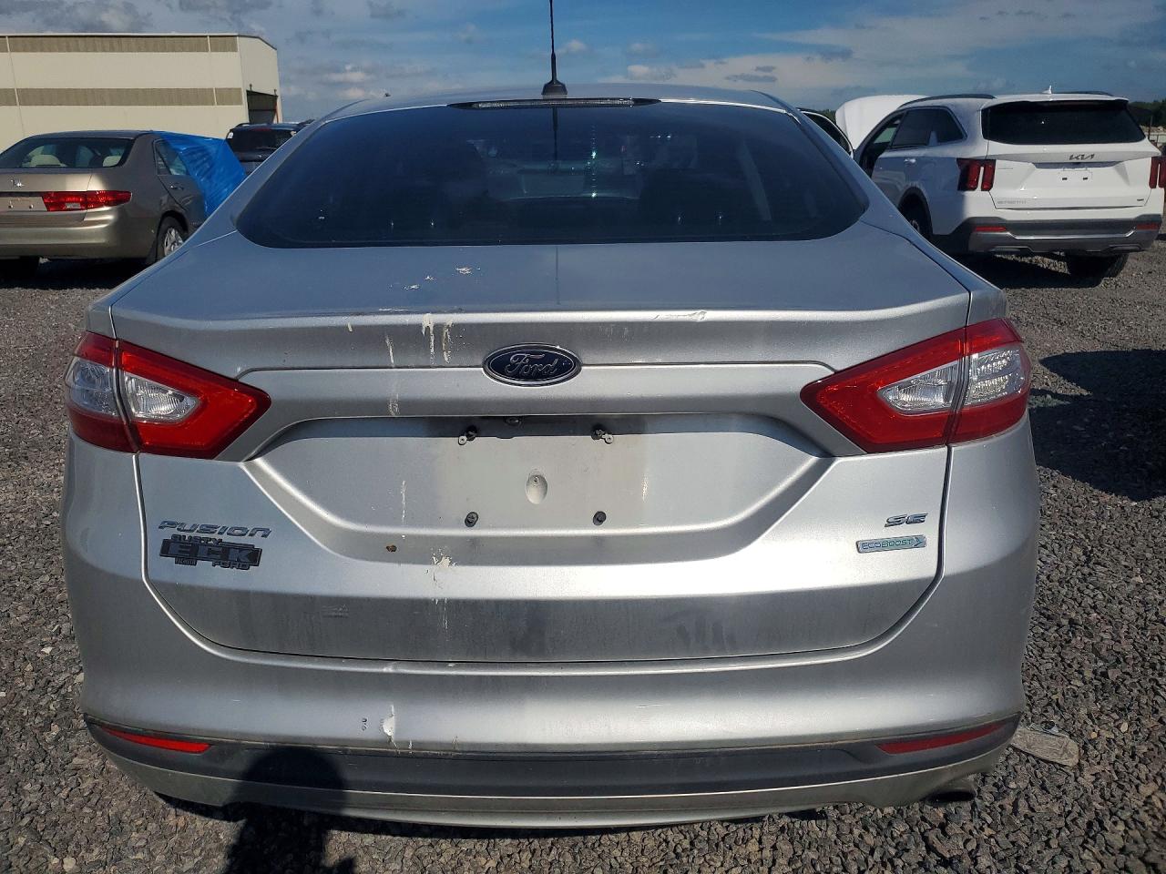 2014 Ford Fusion Se Silver vin: 3FA6P0HD2ER169558