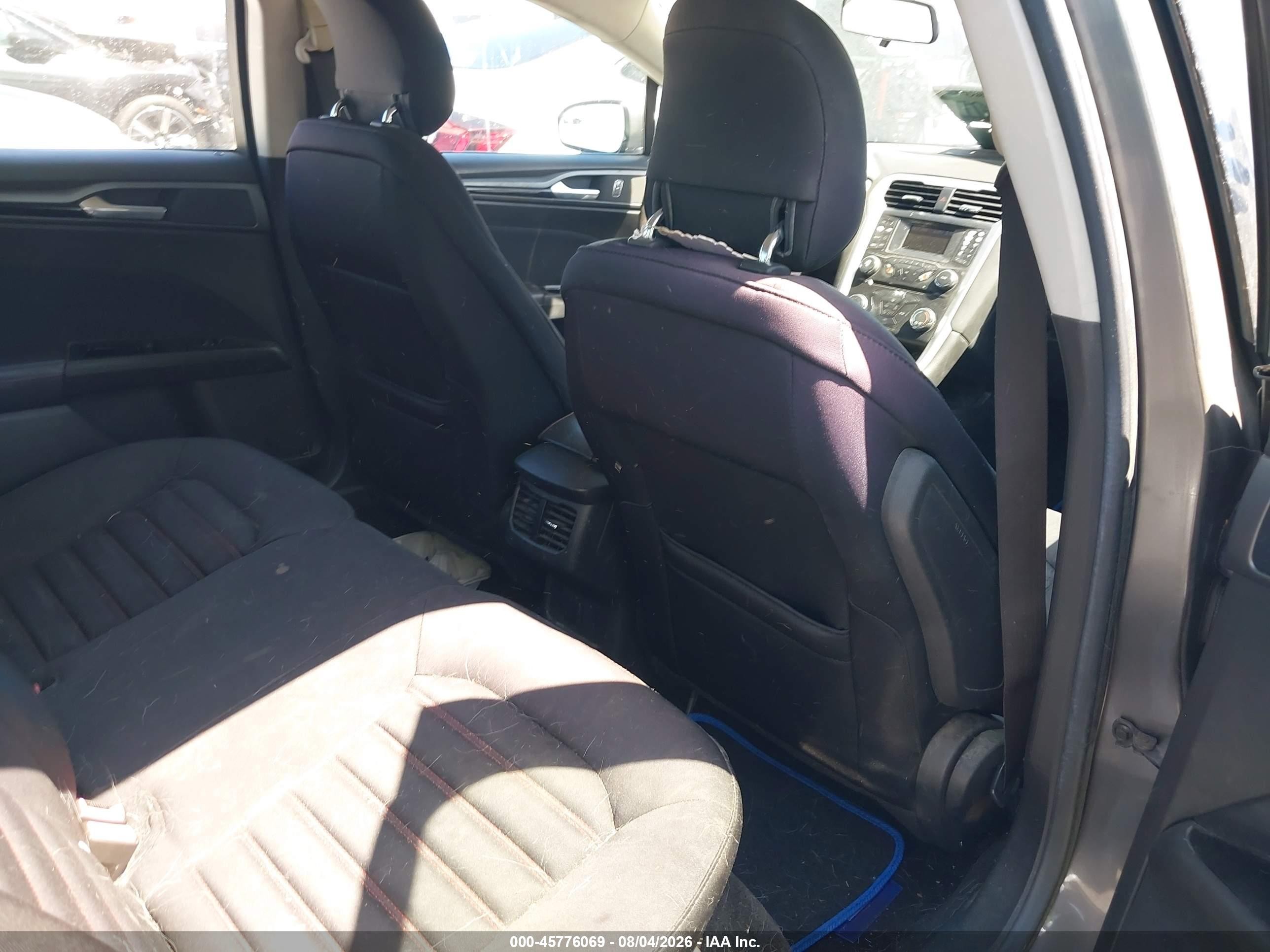 2014 Ford Fusion Se Gray vin: 3FA6P0HD2ER177515
