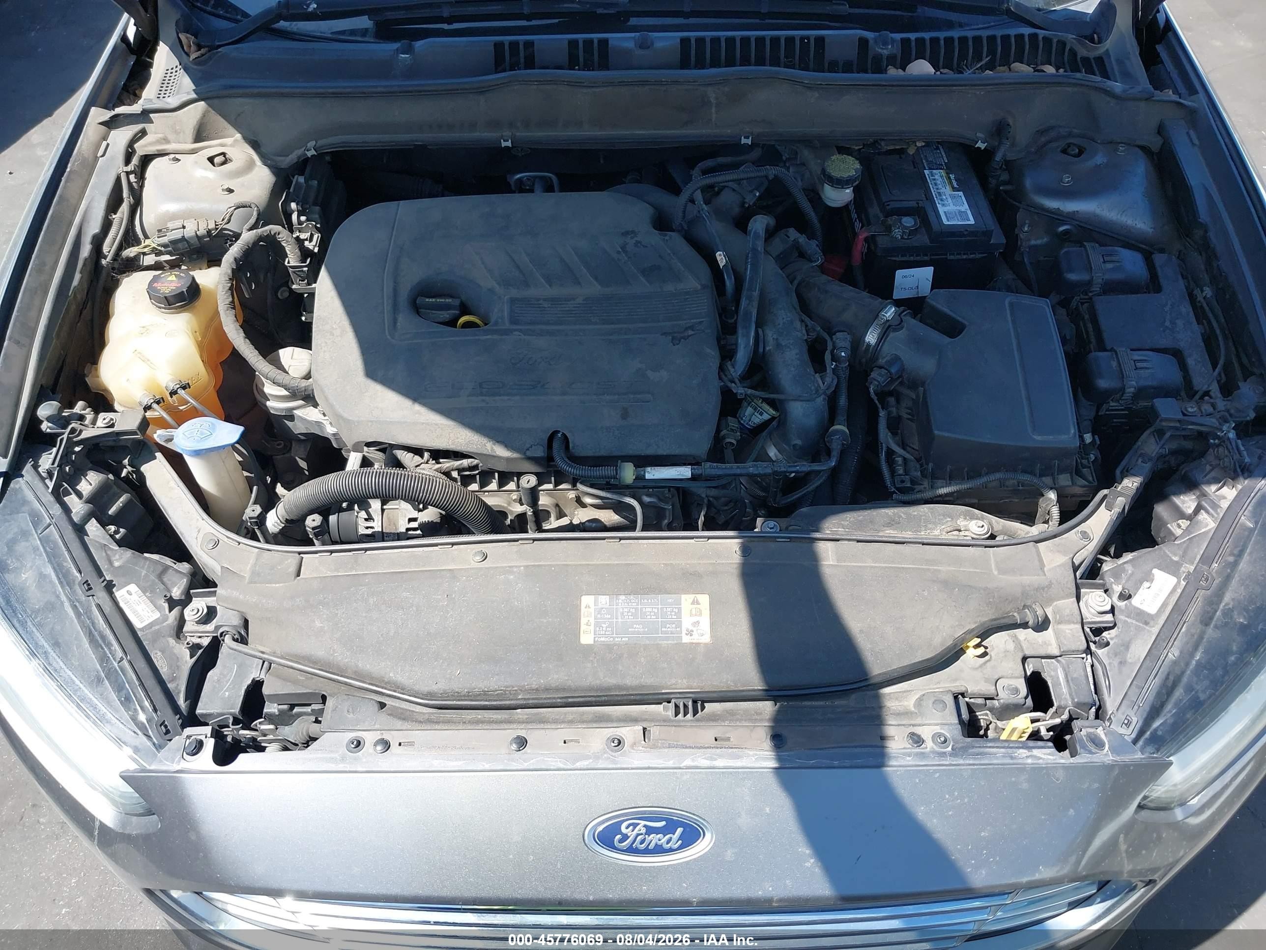 2014 Ford Fusion Se Gray vin: 3FA6P0HD2ER177515