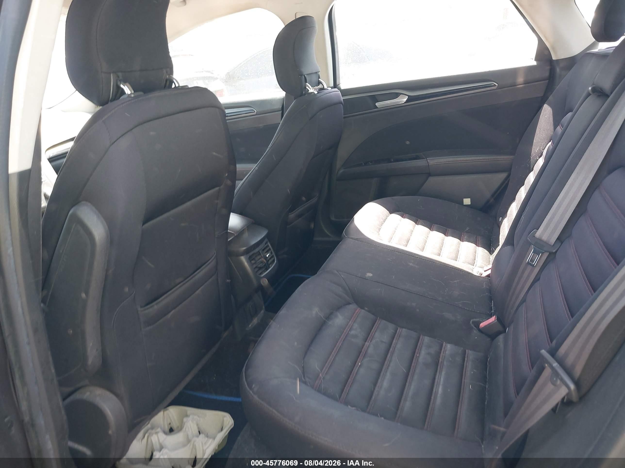 2014 Ford Fusion Se Gray vin: 3FA6P0HD2ER177515