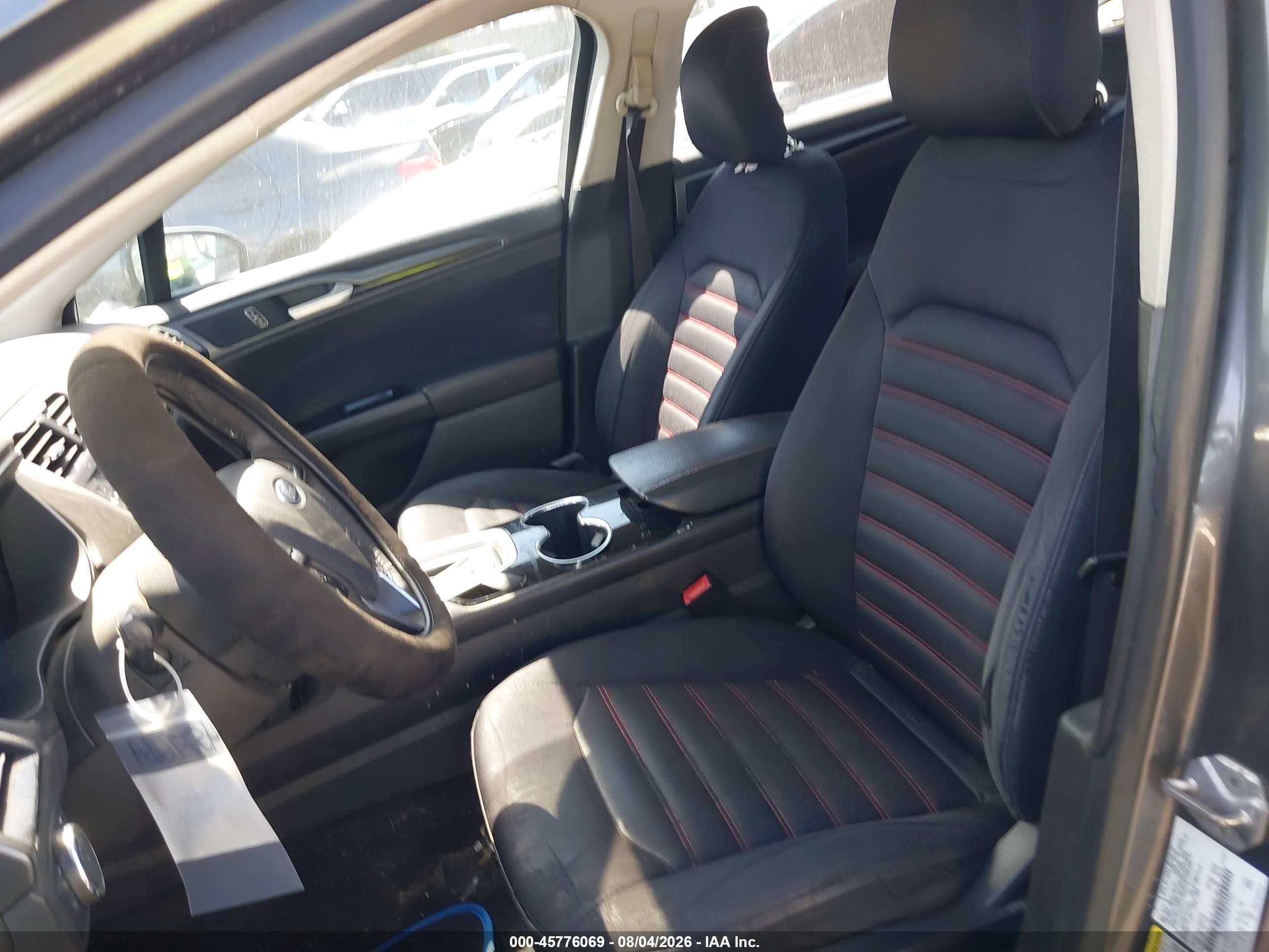 2014 Ford Fusion Se Gray vin: 3FA6P0HD2ER177515