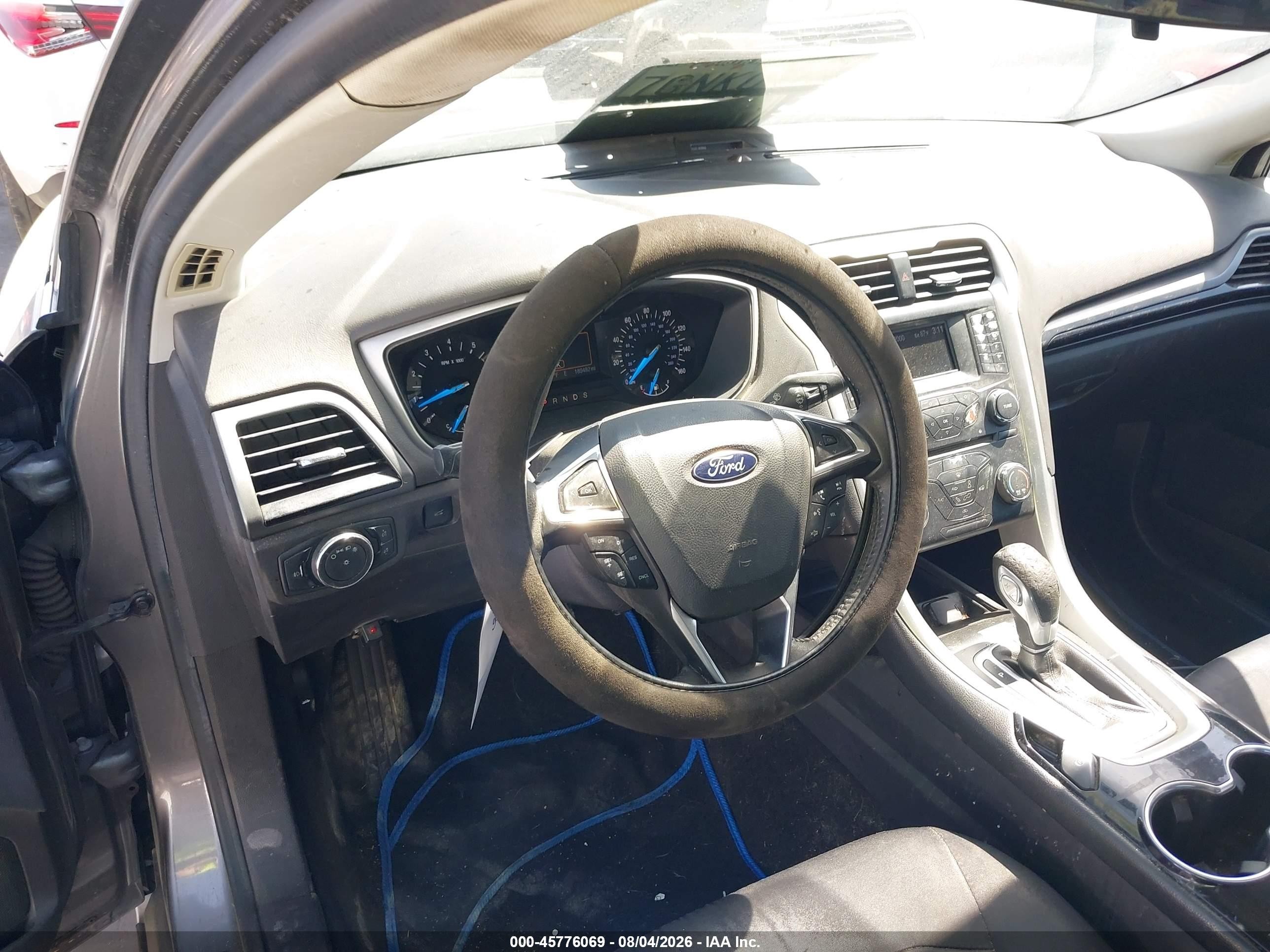 2014 Ford Fusion Se Gray vin: 3FA6P0HD2ER177515