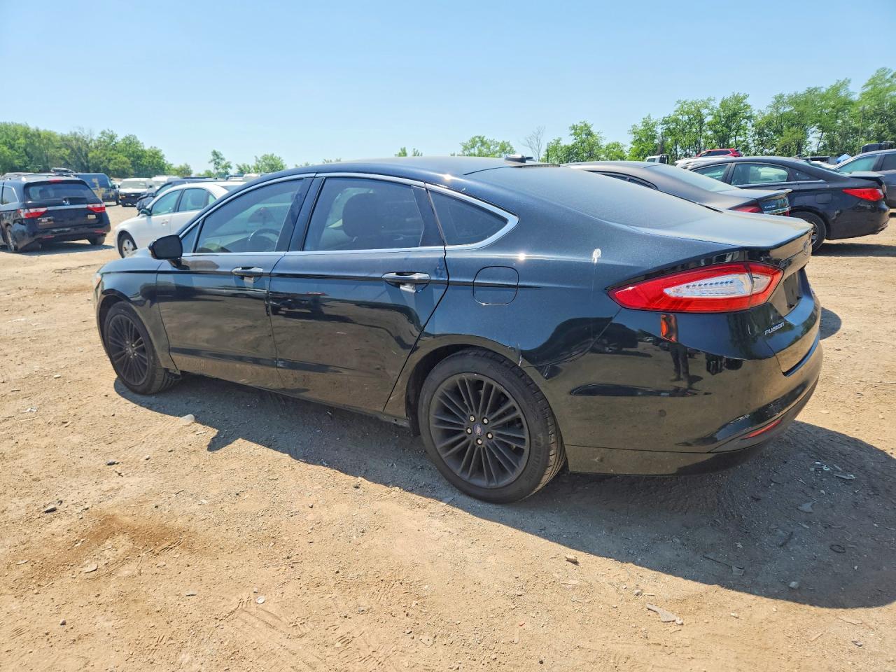 2014 Ford Fusion Se Blue vin: 3FA6P0HD2ER182732