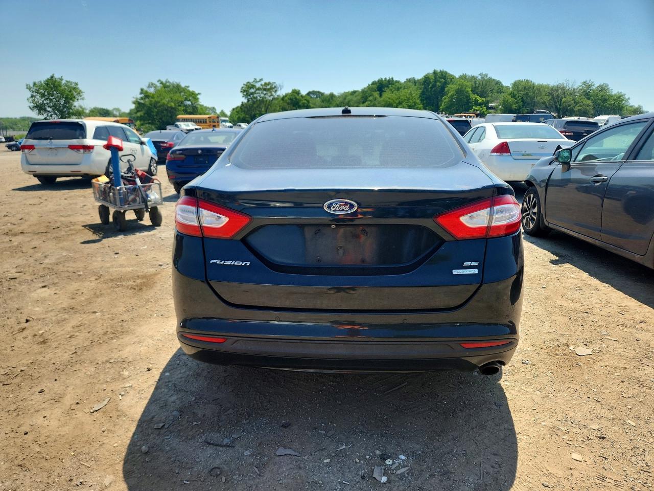 2014 Ford Fusion Se Blue vin: 3FA6P0HD2ER182732