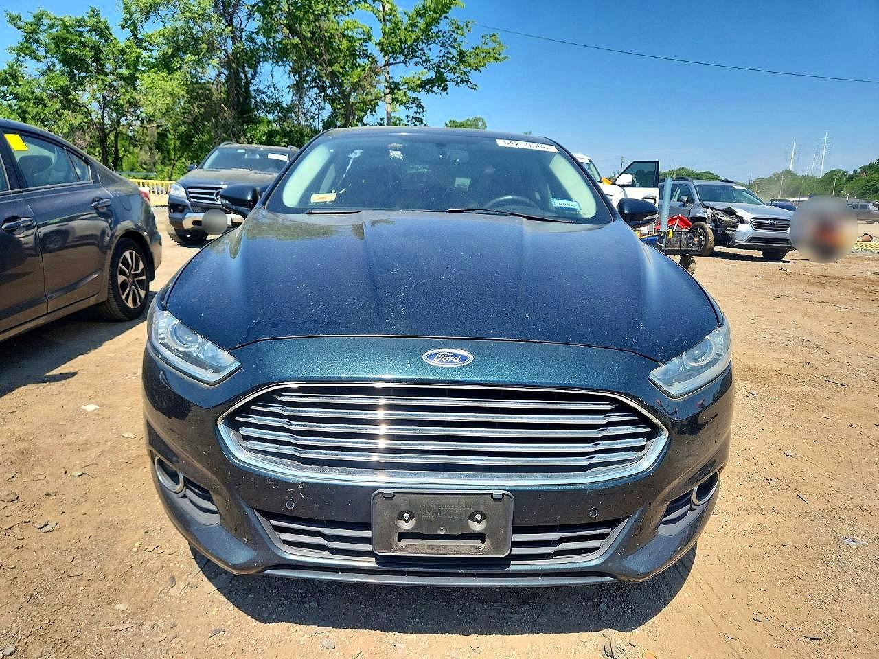 2014 Ford Fusion Se Blue vin: 3FA6P0HD2ER182732