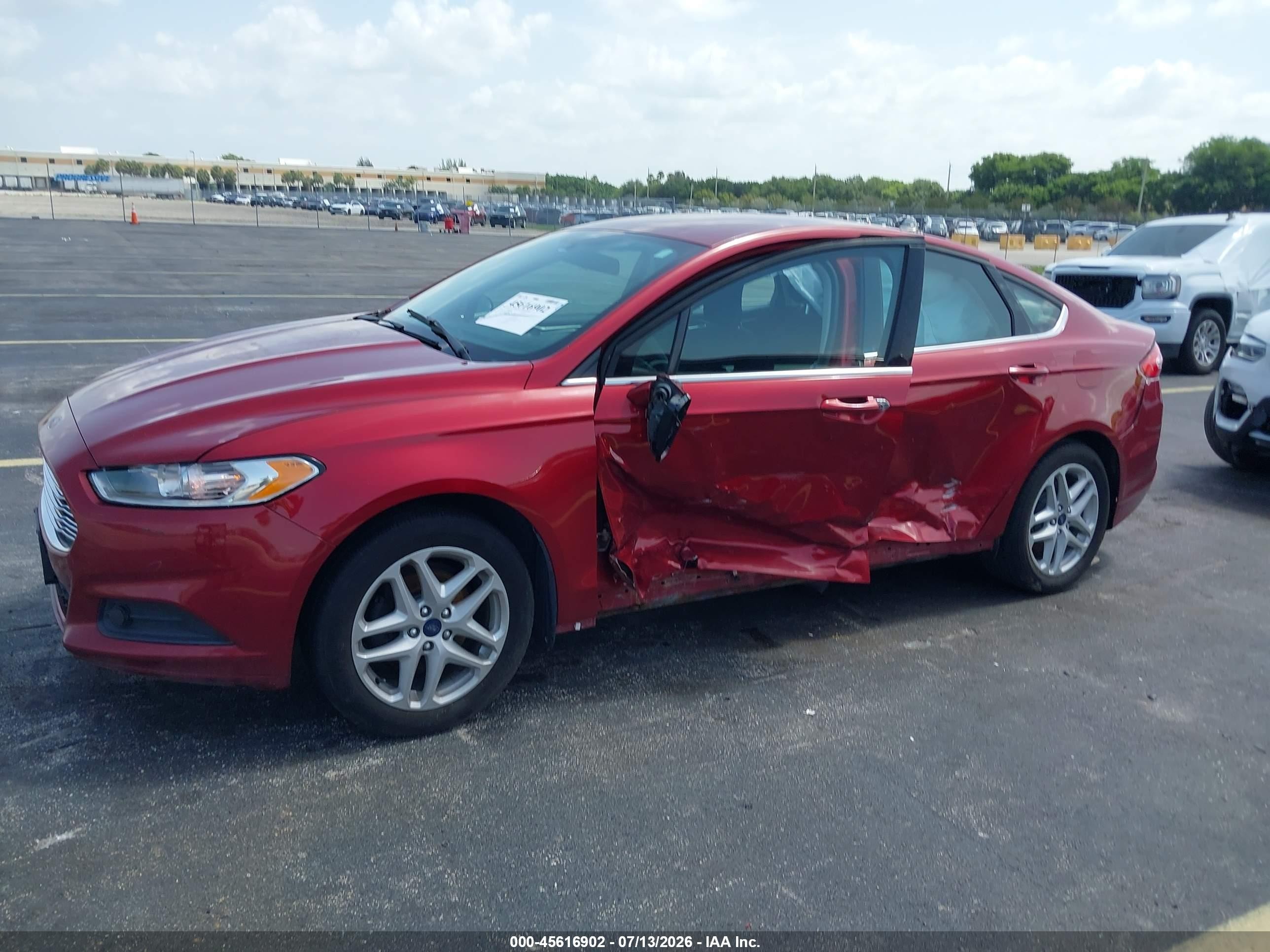 2014 Ford Fusion Se Red vin: 3FA6P0HD2ER191480