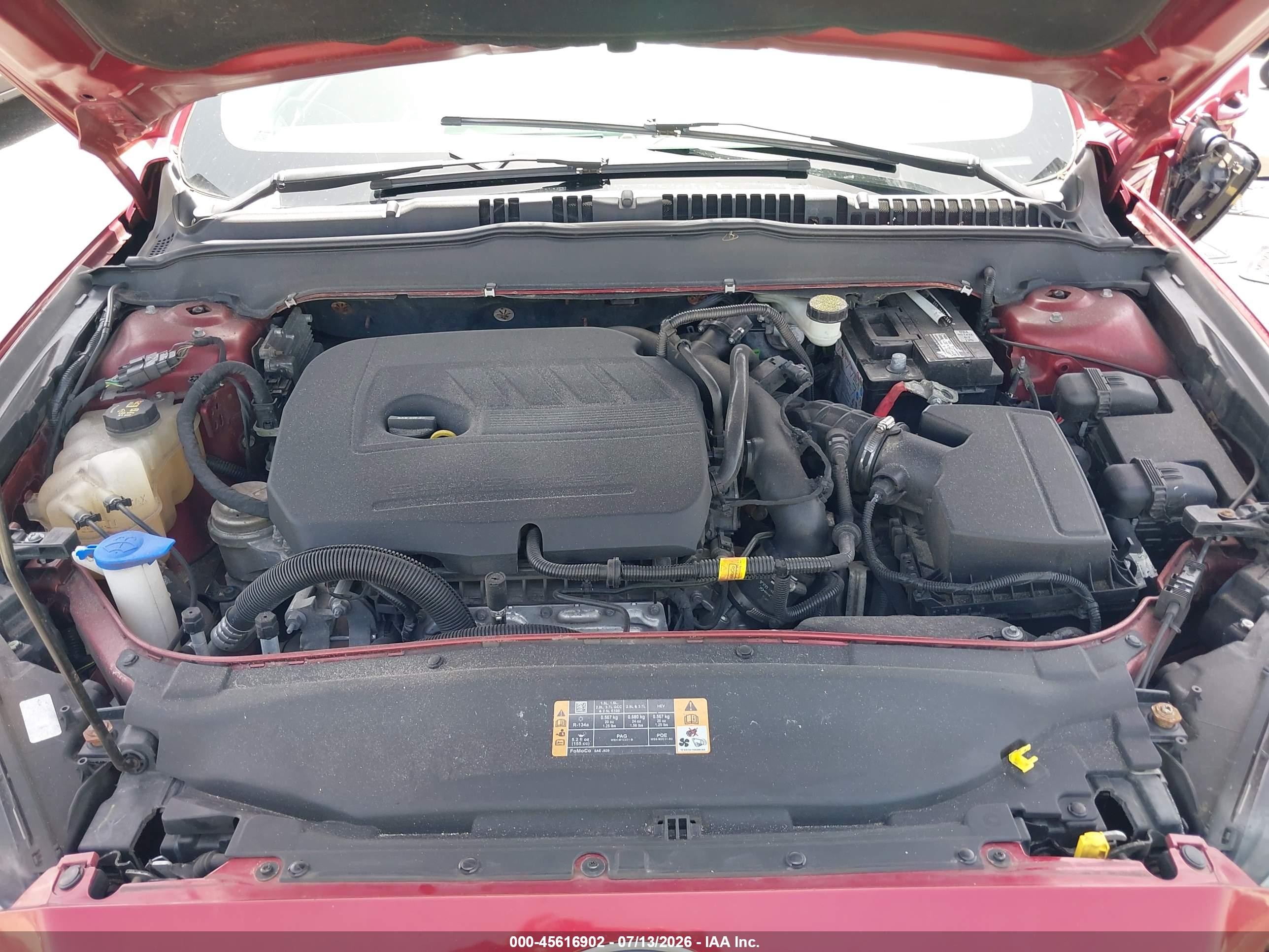 2014 Ford Fusion Se Red vin: 3FA6P0HD2ER191480