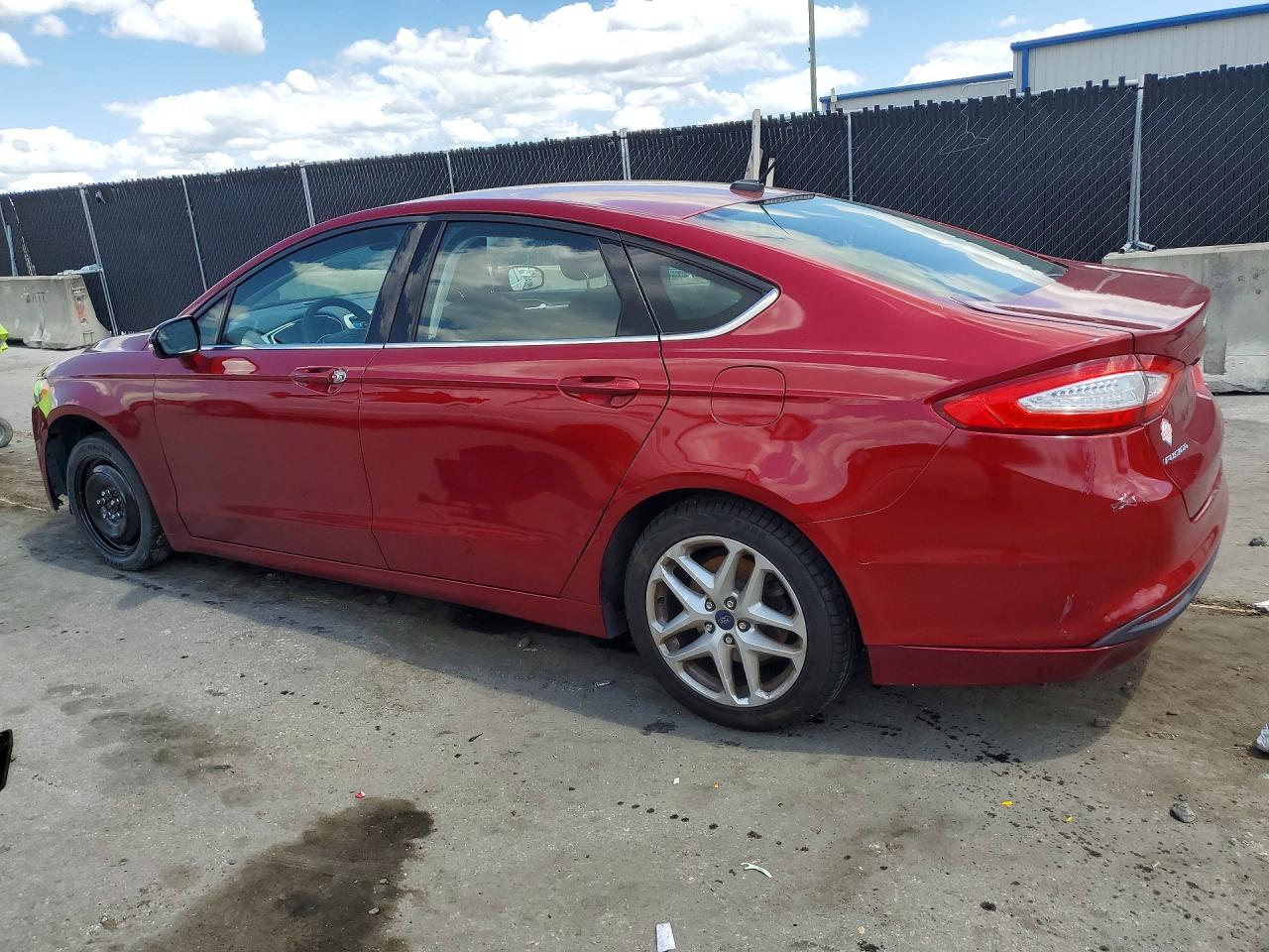 2014 Ford Fusion Se Red vin: 3FA6P0HD2ER191561