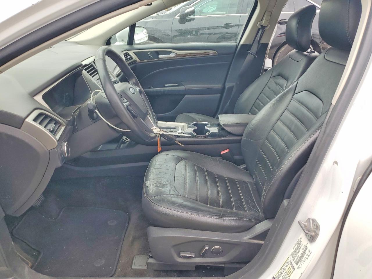 2014 Ford Fusion Se White vin: 3FA6P0HD2ER214708