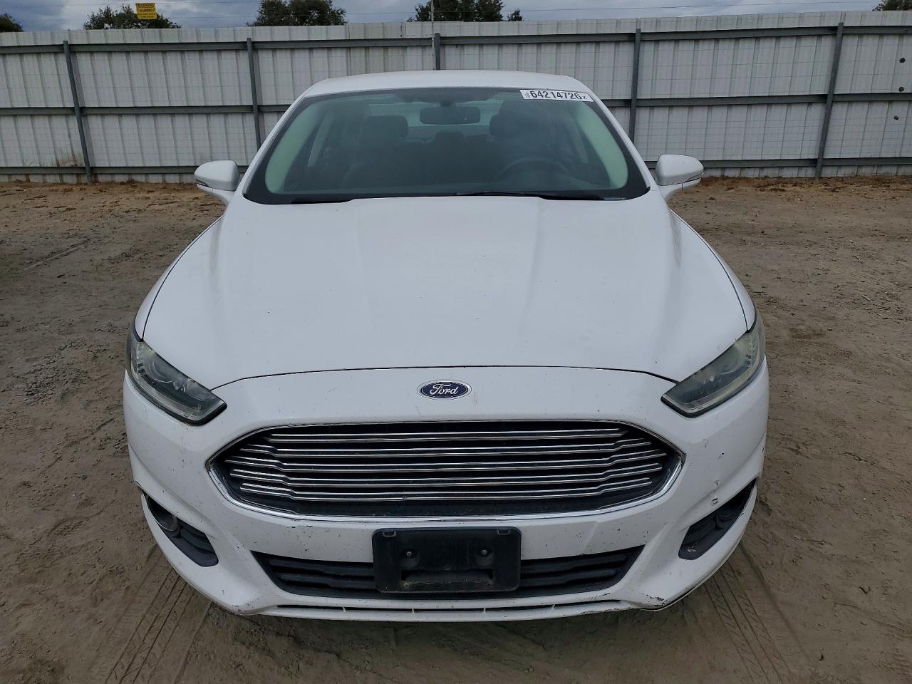 2014 Ford Fusion Se White vin: 3FA6P0HD2ER214708