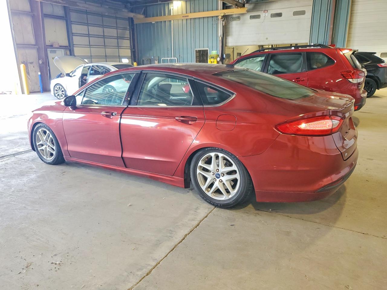 2014 Ford Fusion Se Burgundy vin: 3FA6P0HD2ER217995