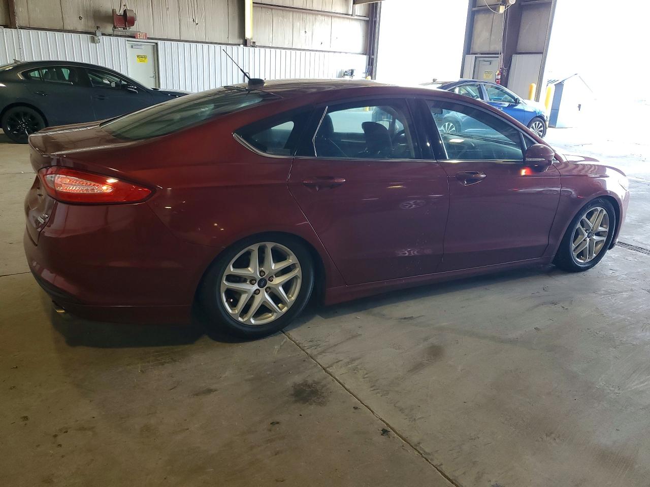 2014 Ford Fusion Se Burgundy vin: 3FA6P0HD2ER217995