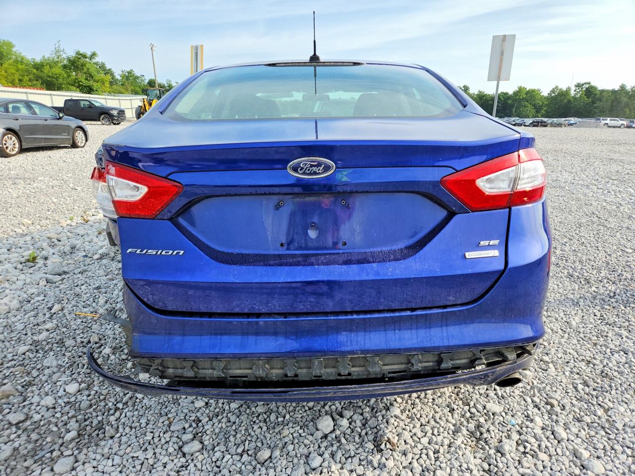 2014 Ford Fusion Se Blue vin: 3FA6P0HD2ER218175