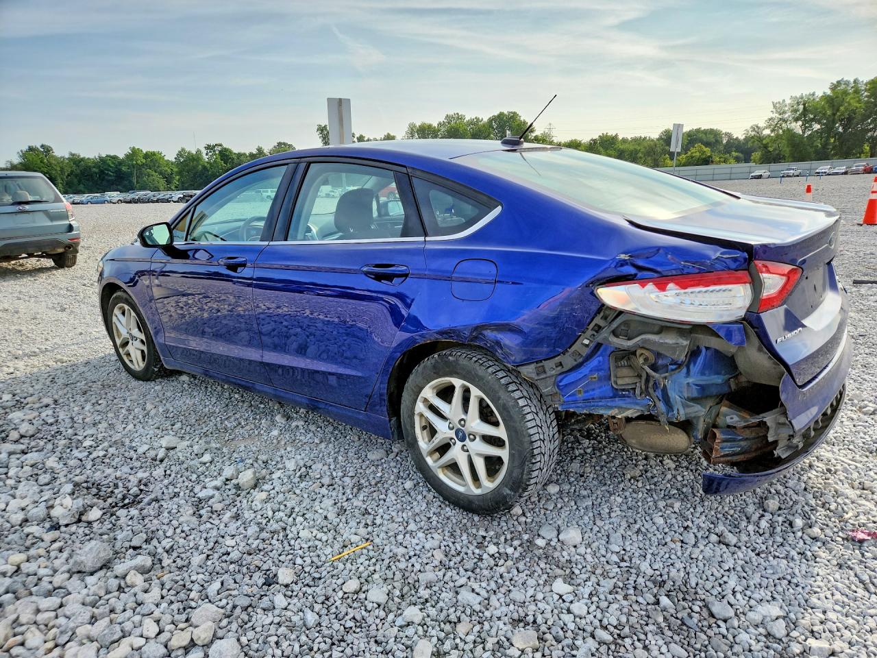 2014 Ford Fusion Se Blue vin: 3FA6P0HD2ER218175