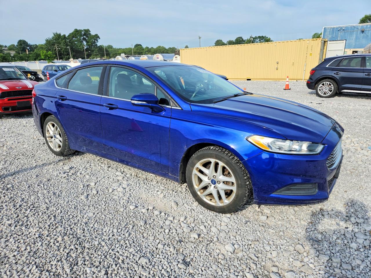 2014 Ford Fusion Se Blue vin: 3FA6P0HD2ER218175