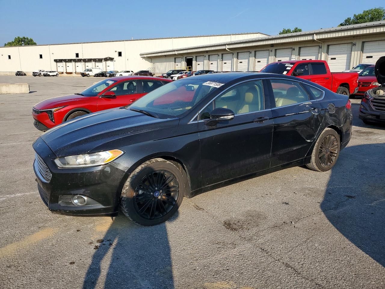 2014 Ford Fusion Se Black vin: 3FA6P0HD2ER224574
