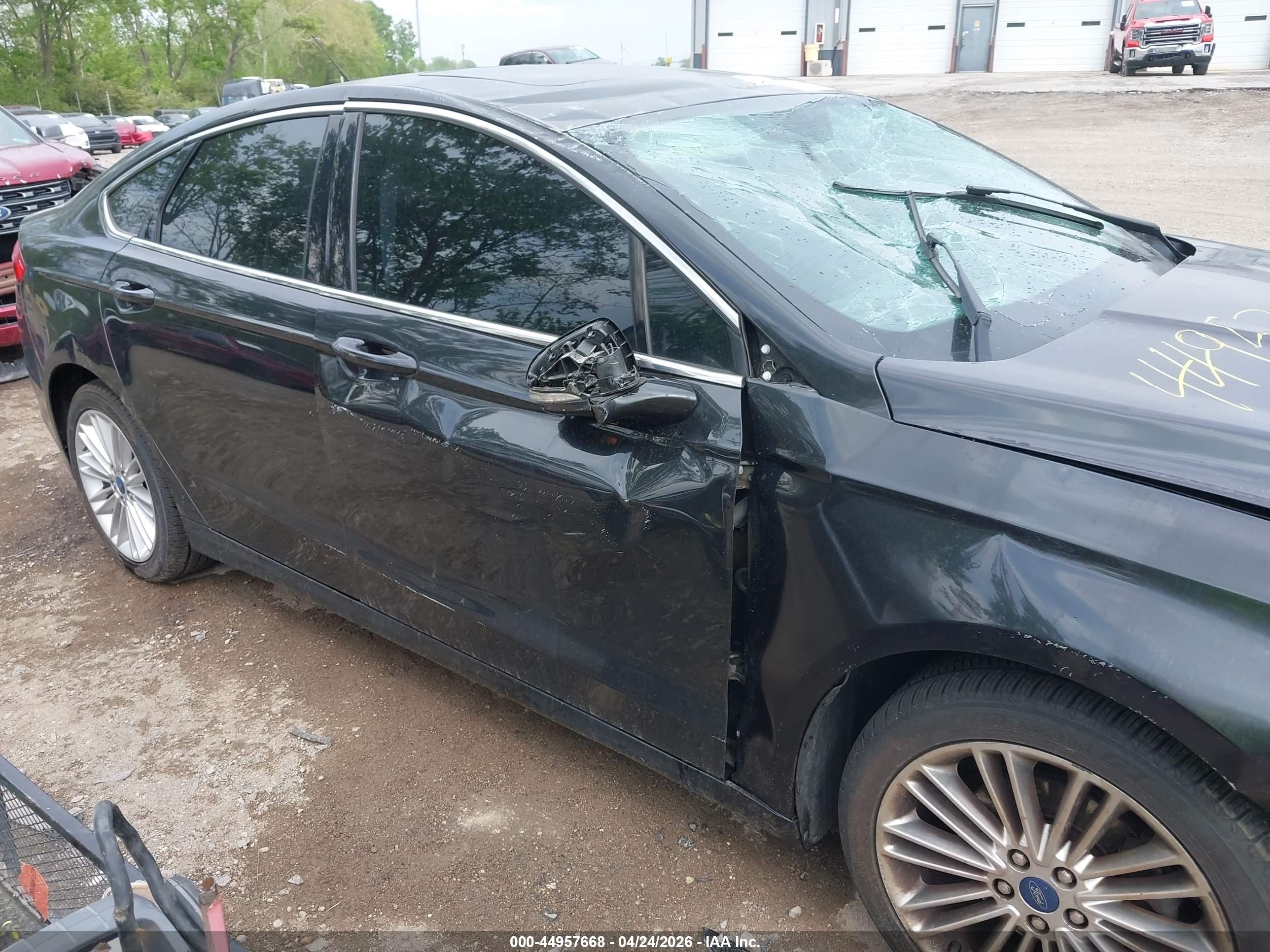 2014 Ford Fusion Se Черный vin: 3FA6P0HD2ER226003